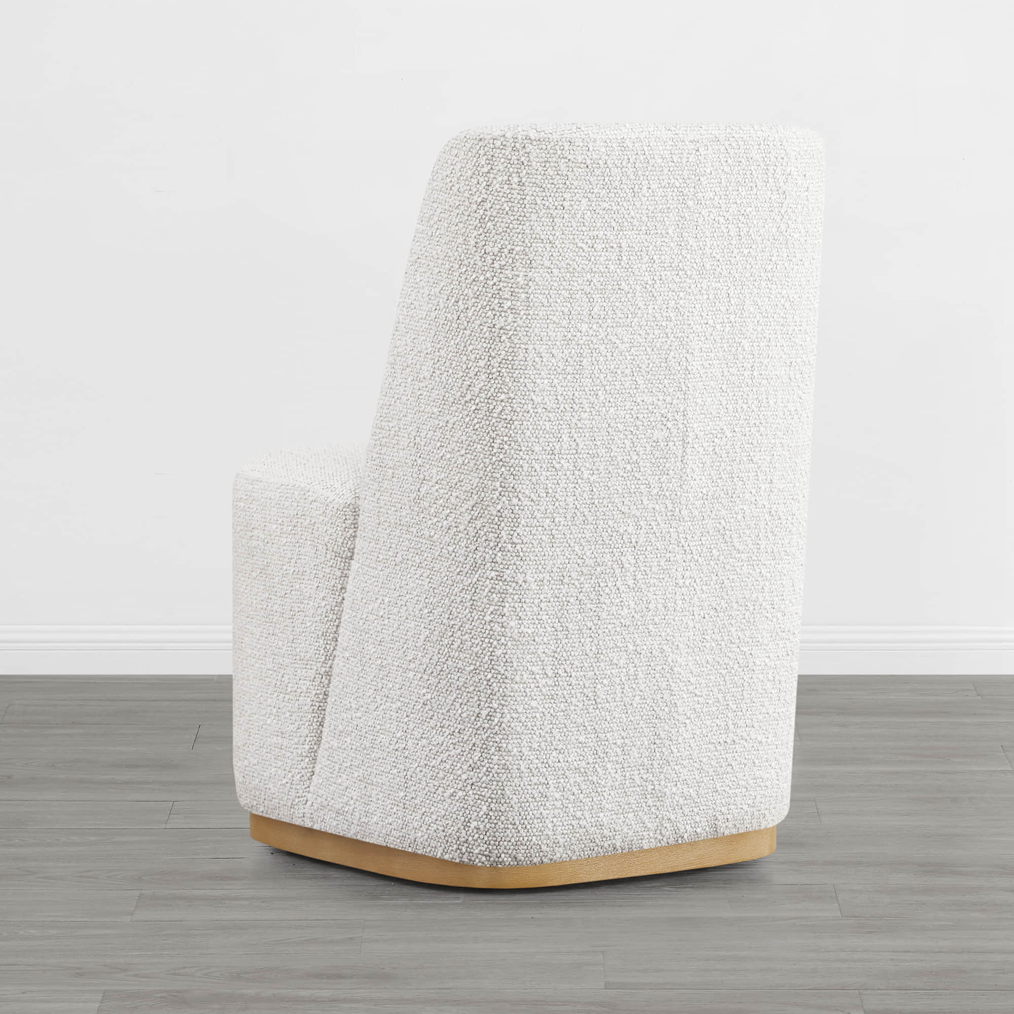 Lilibet Wingback Rolling Dining Chair With Casters