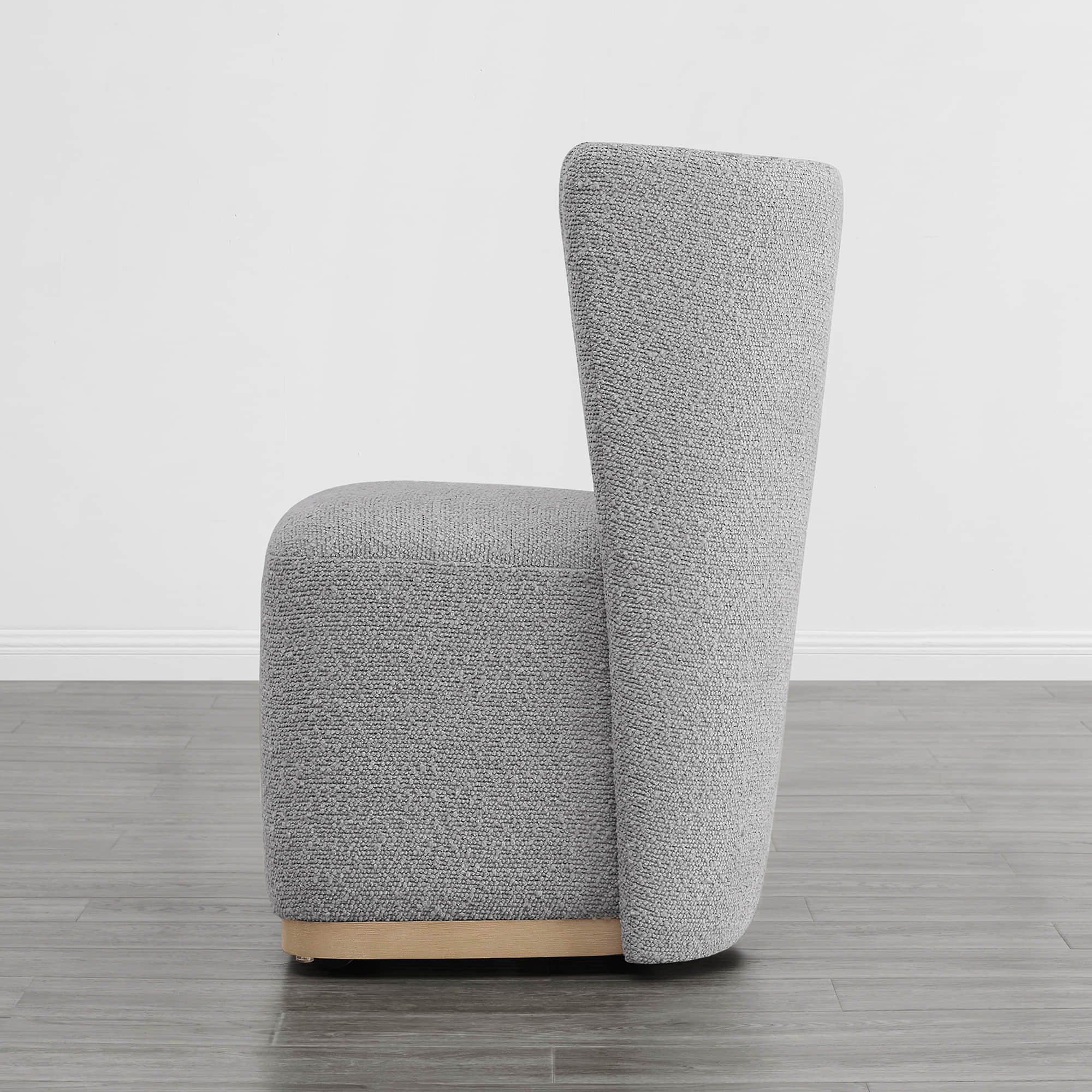 Lilibet Wingback Rolling Dining Chair With Casters