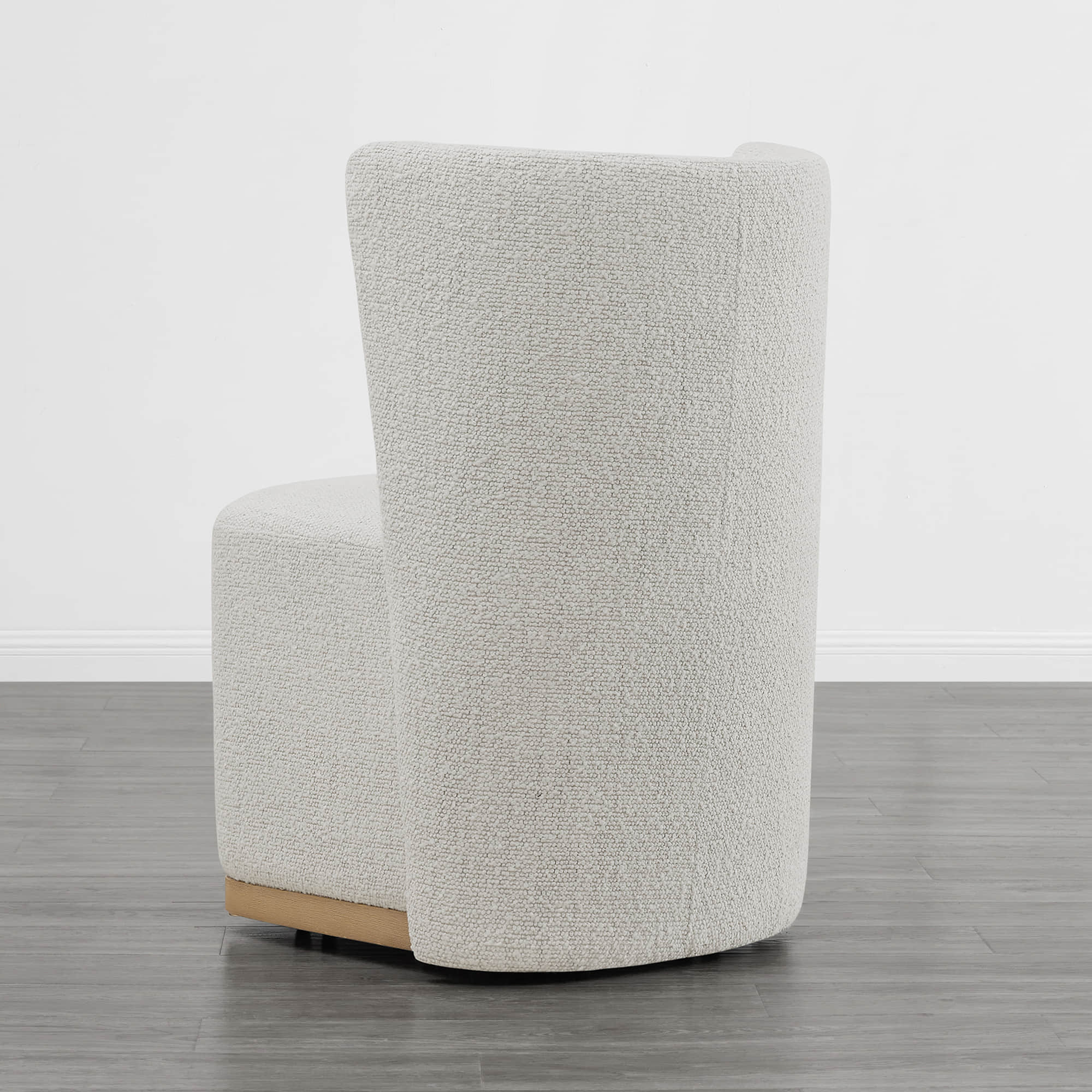 Lilibet Wingback Rolling Dining Chair With Casters