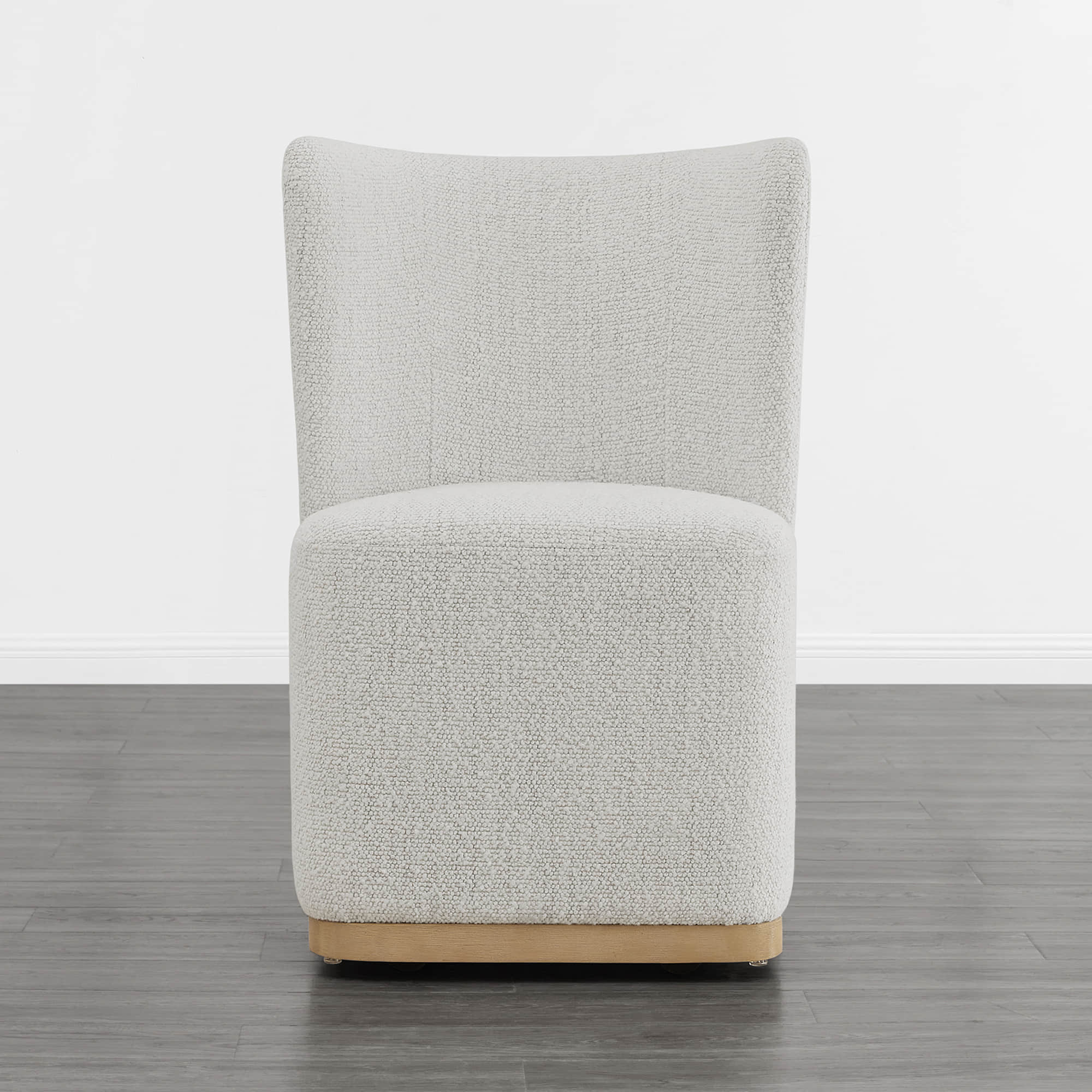 Lilibet Wingback Rolling Dining Chair With Casters