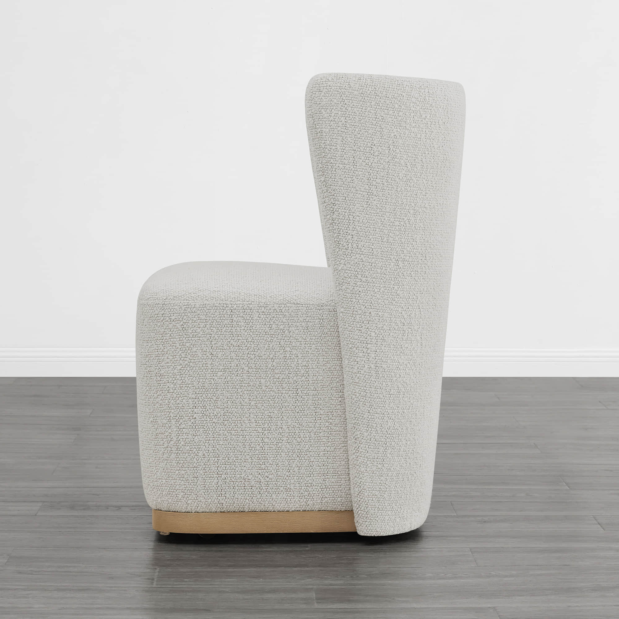 Lilibet Wingback Rolling Dining Chair With Casters