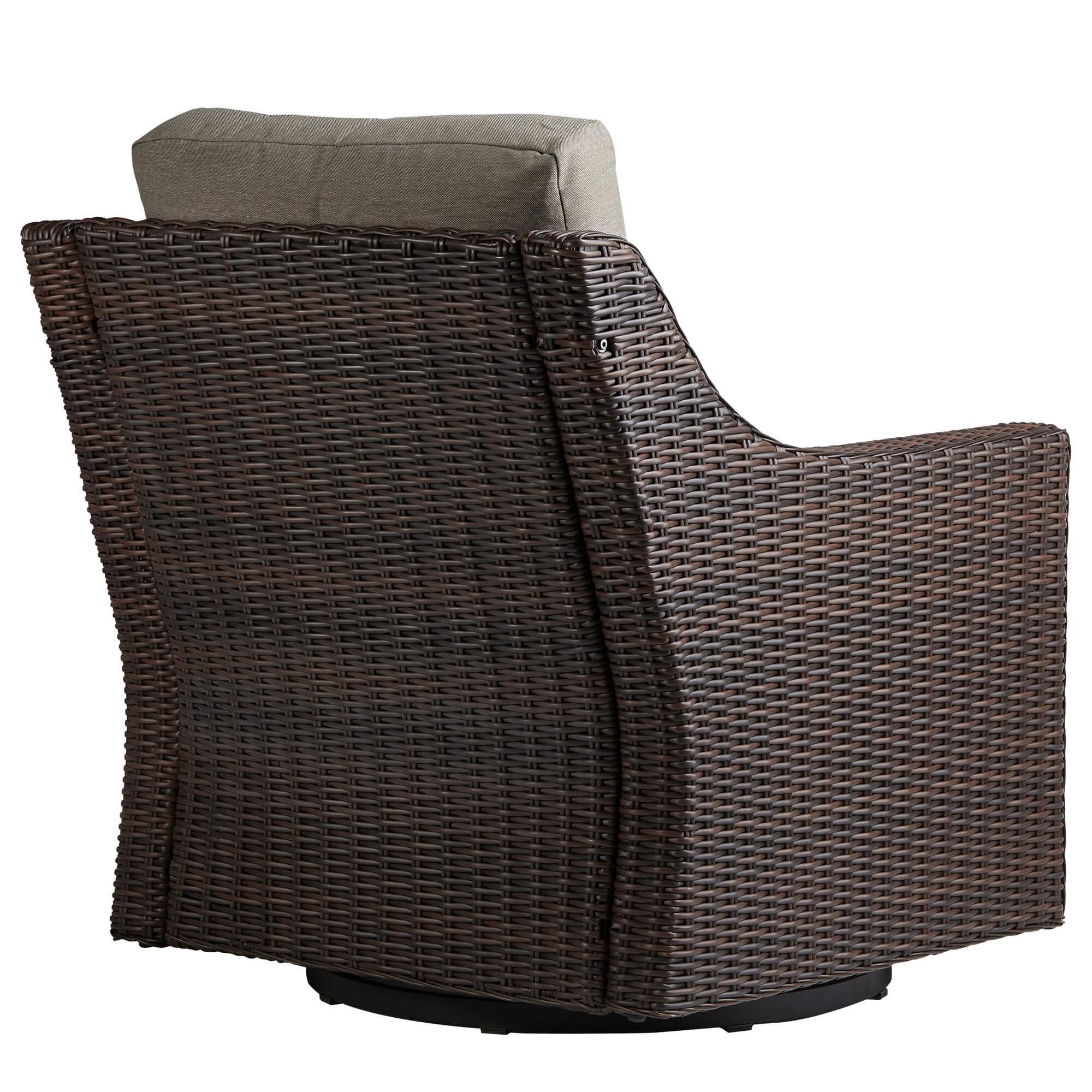 Elara Rattan Outdoor Rocking Swivel Accent Chair