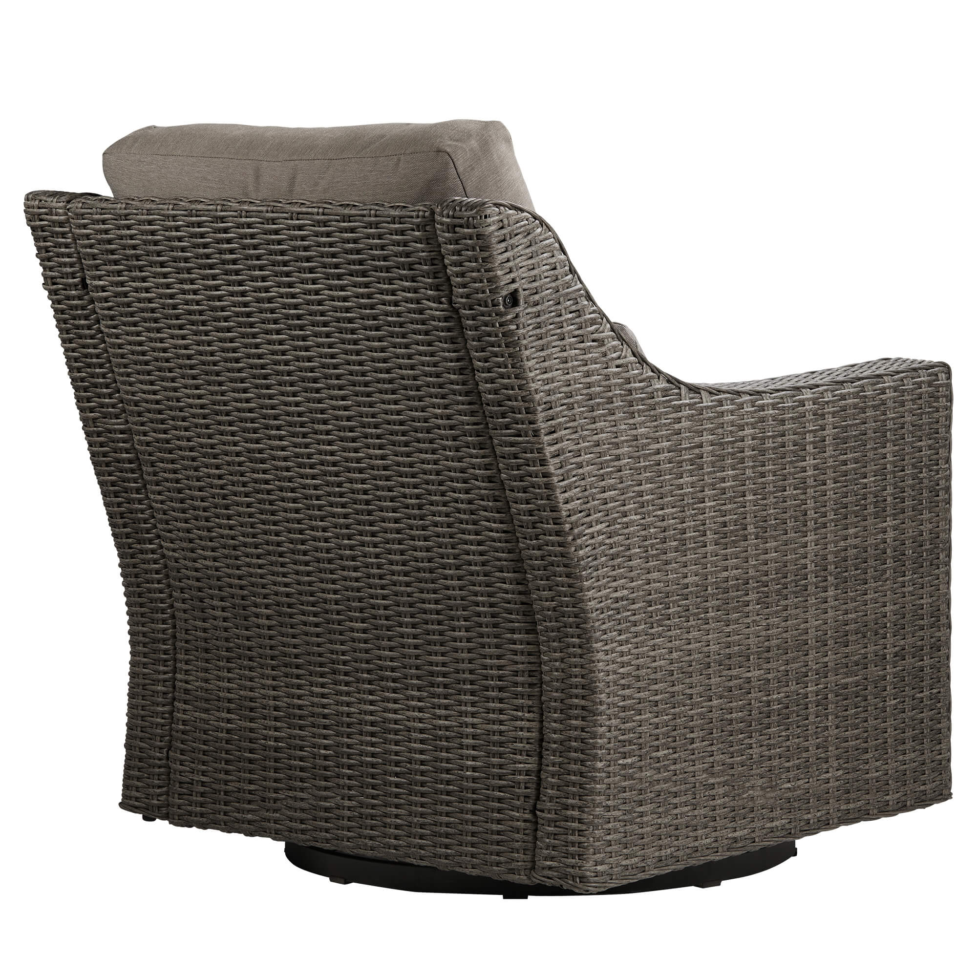 Elara Rattan Outdoor Rocking Swivel Accent Chair