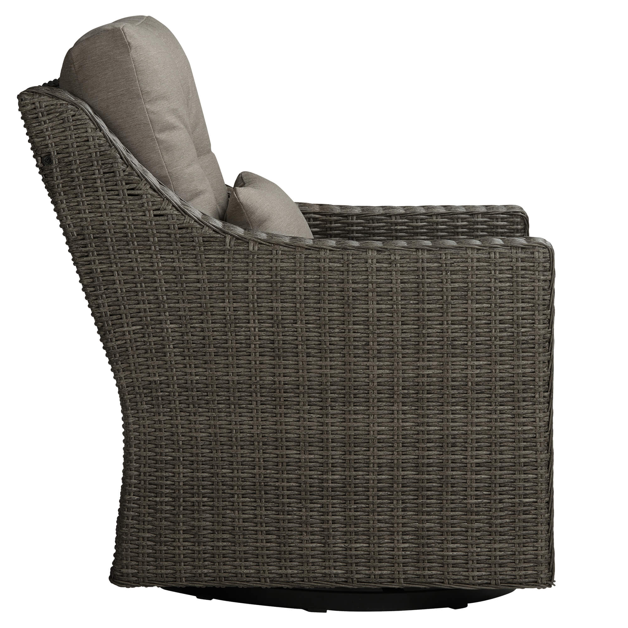 Elara Rattan Outdoor Rocking Swivel Accent Chair