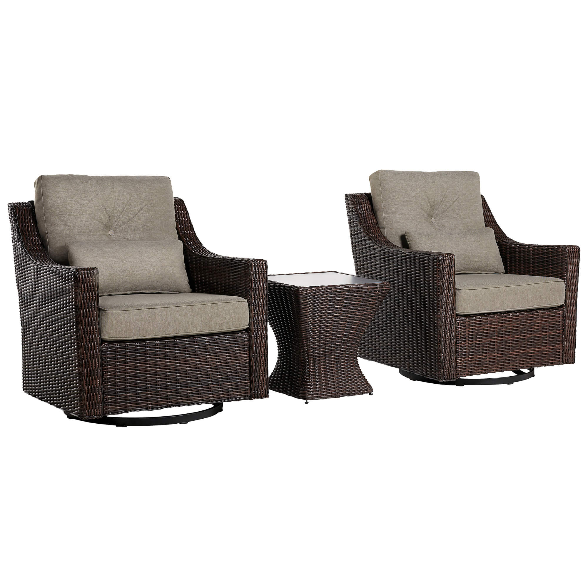 Elara Rattan Outdoor Bistro Set