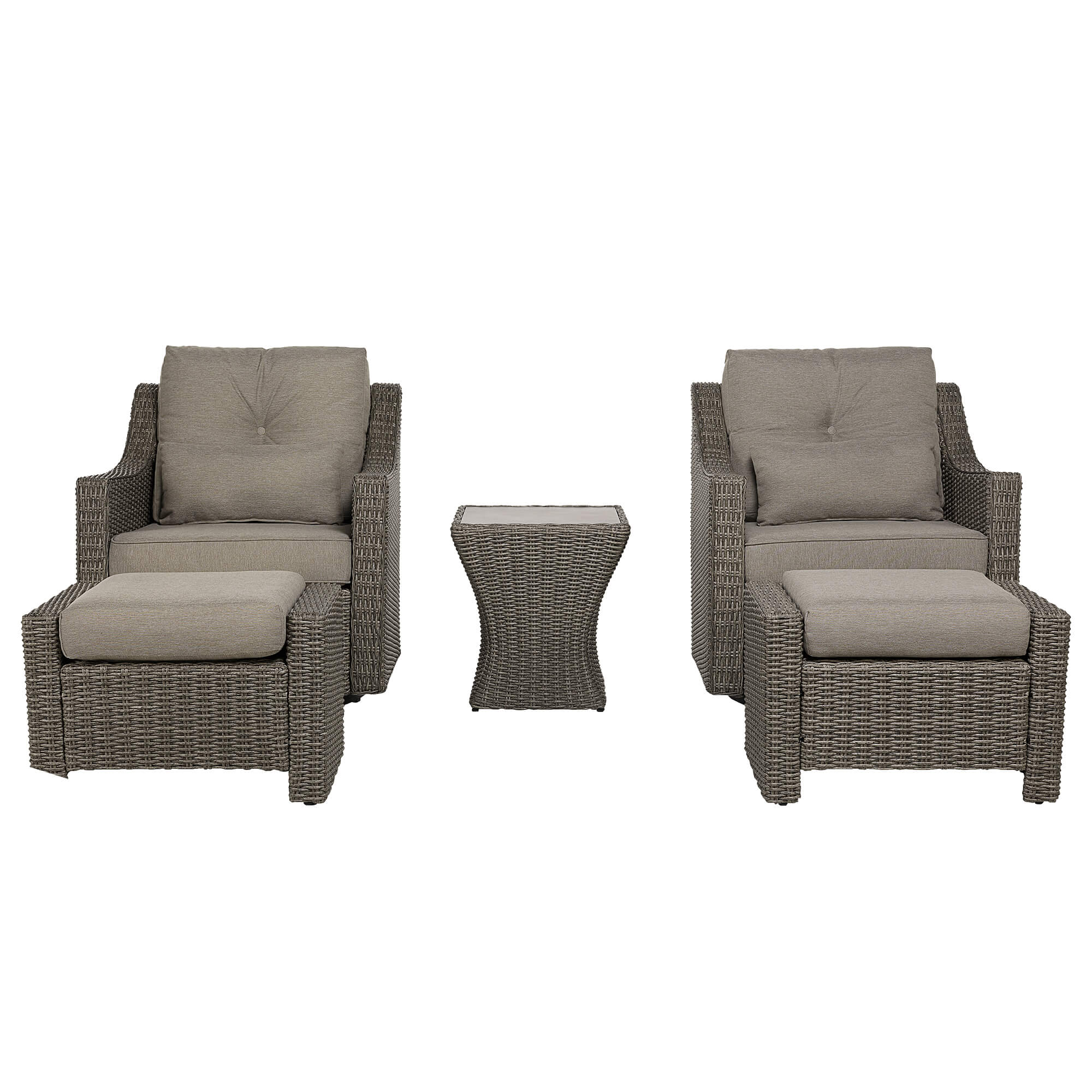 Elara Rattan Outdoor 5-Piece Patio Set