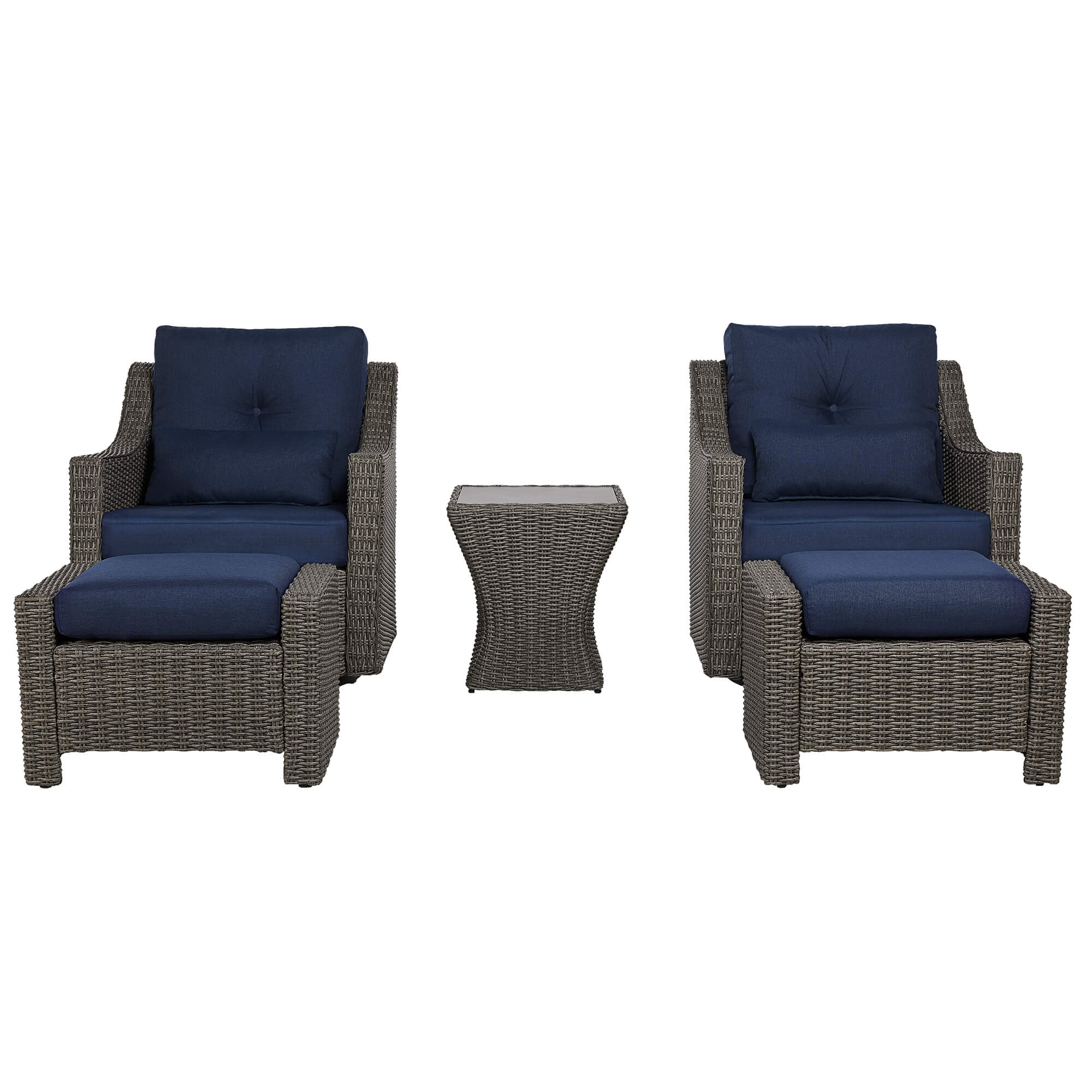 Elara Rattan Outdoor 5-Piece Patio Set
