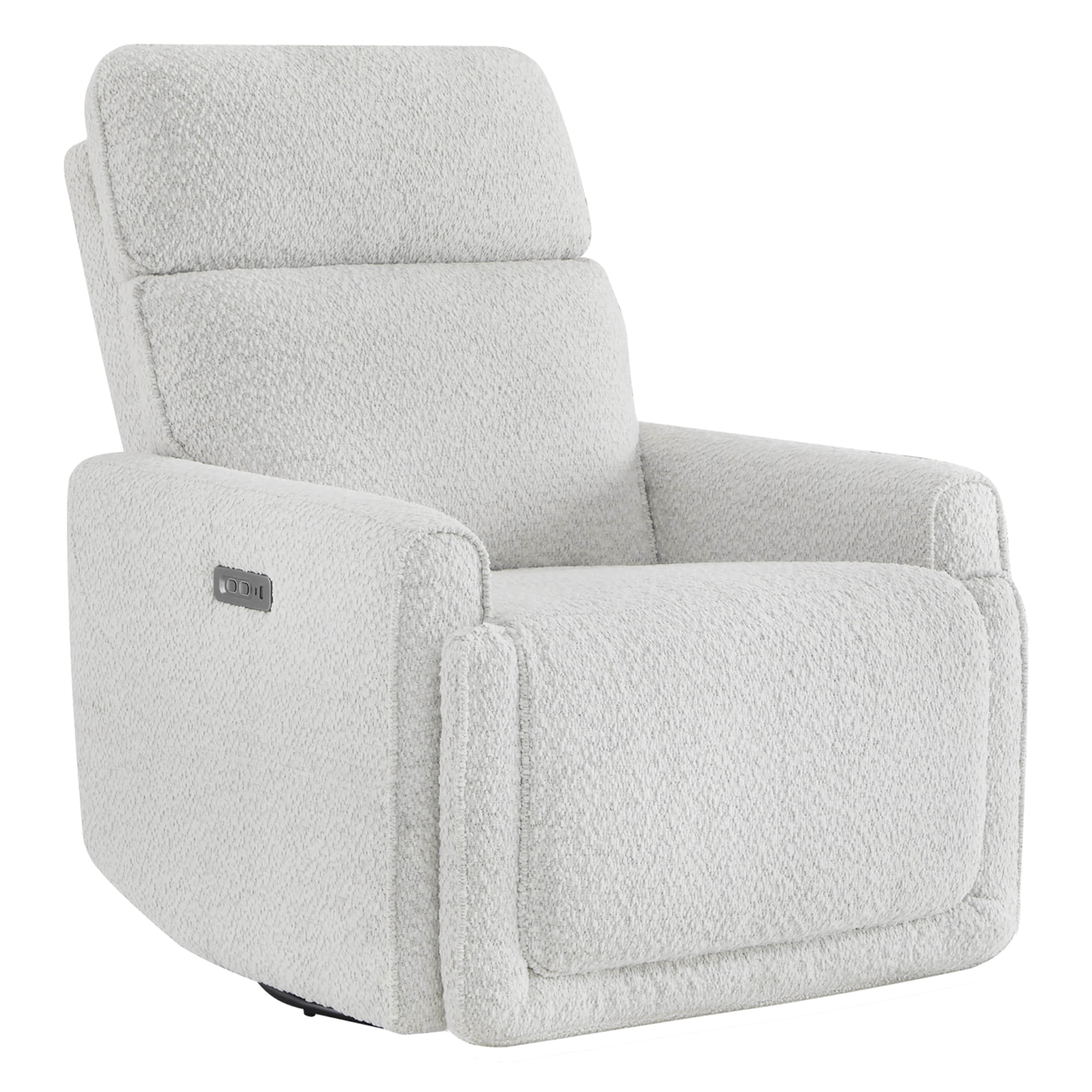 Elysian Power Swivel Nursery Glider Recliner with Adjustable Headrest