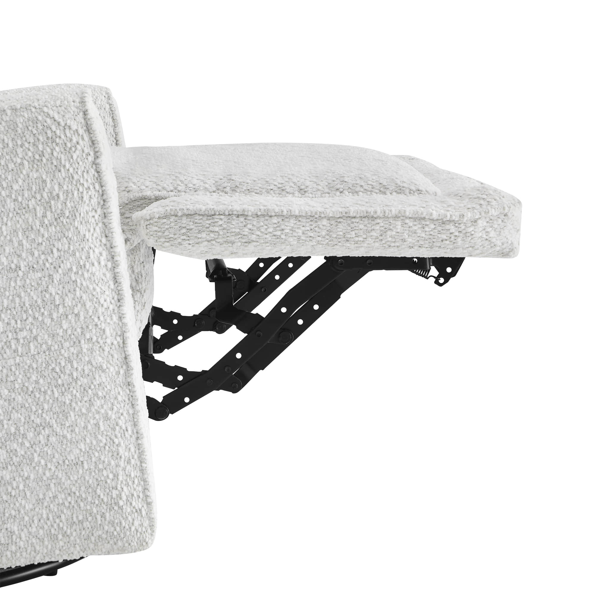 Elysian Power Swivel Nursery Glider Recliner with Adjustable Headrest