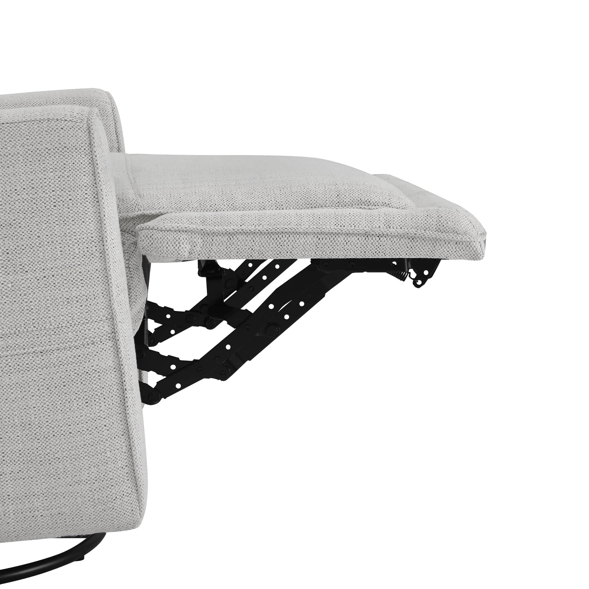 Elysian Power Swivel Nursery Glider Recliner with Adjustable Headrest