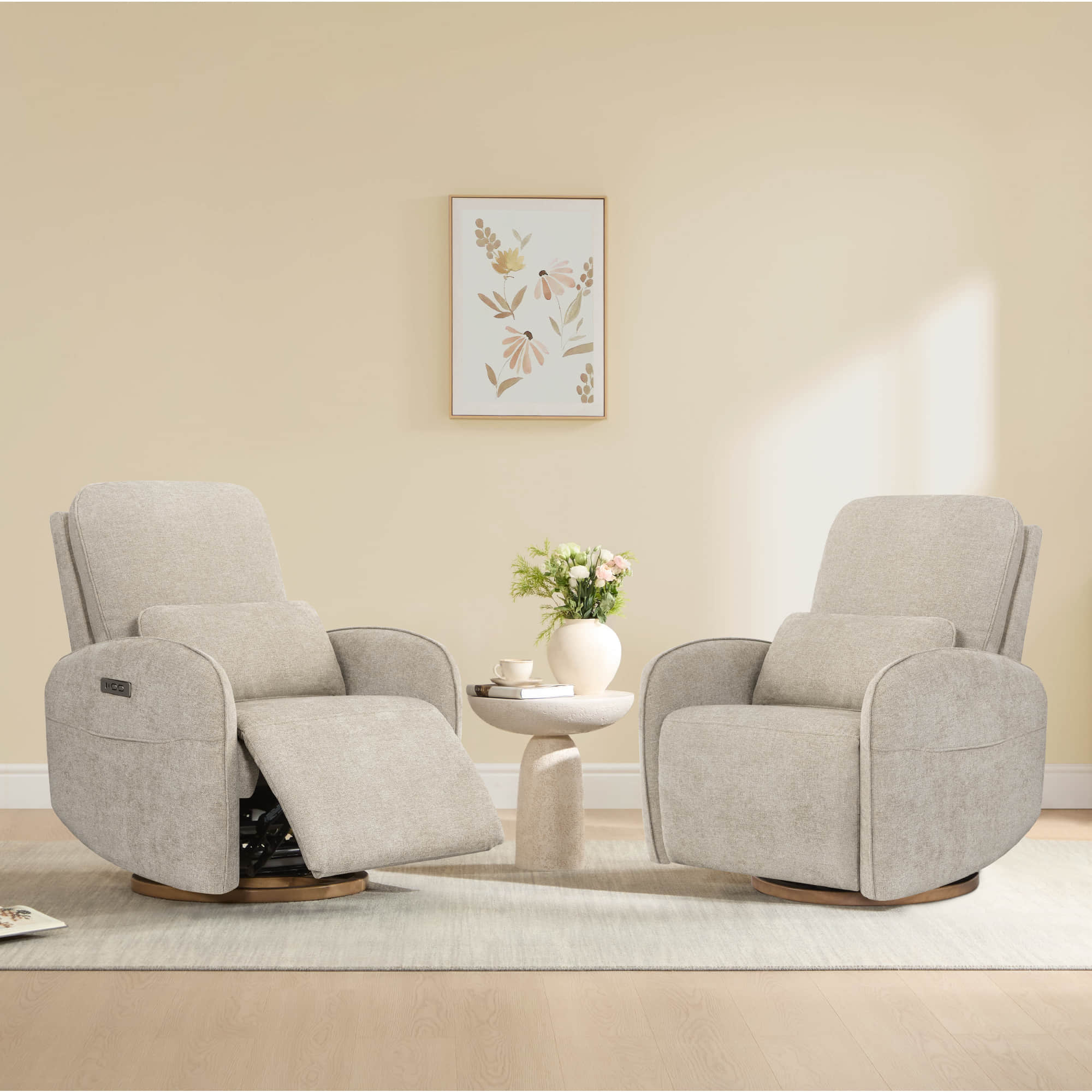 Errol Power Swivel Nursery Glider Recliner