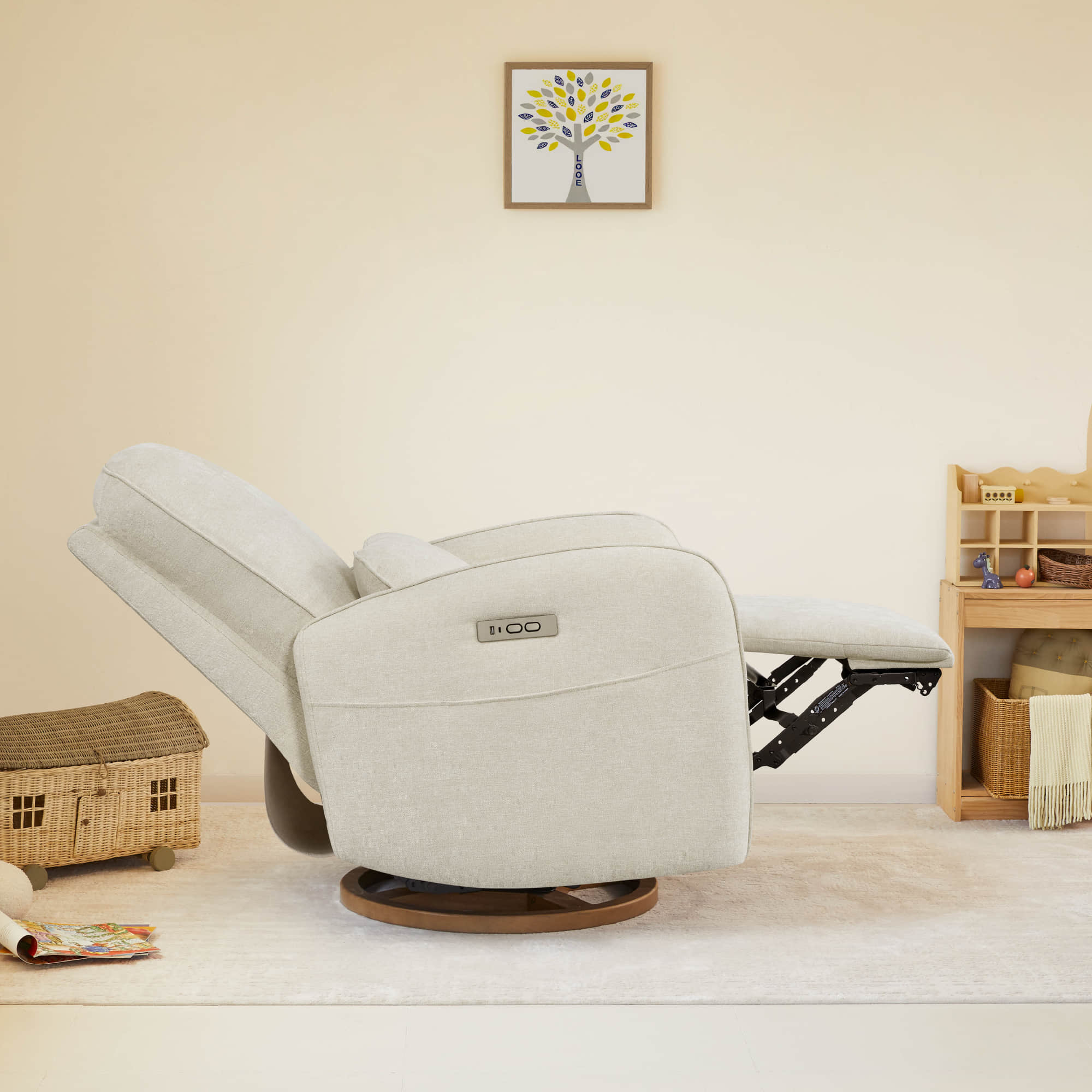 Errol Power Swivel Nursery Glider Recliner