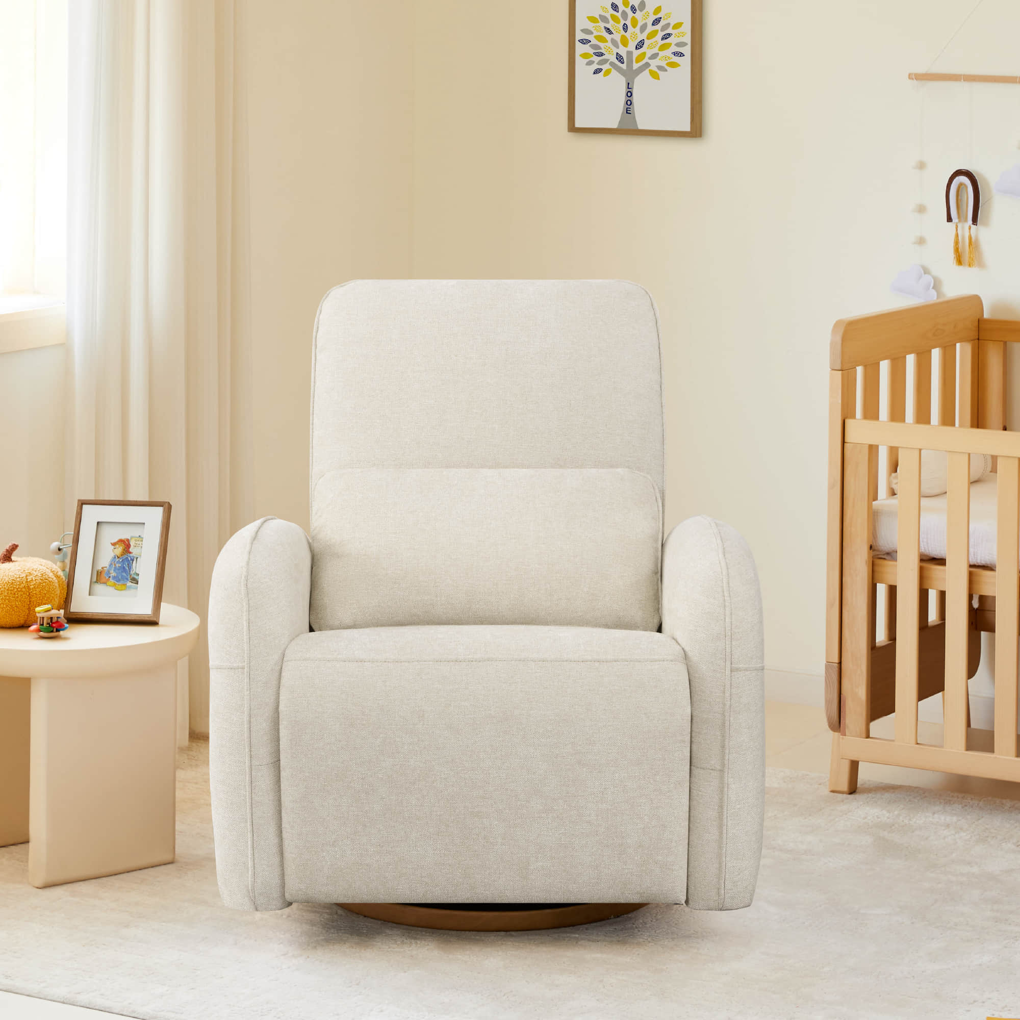Errol Power Swivel Nursery Glider Recliner