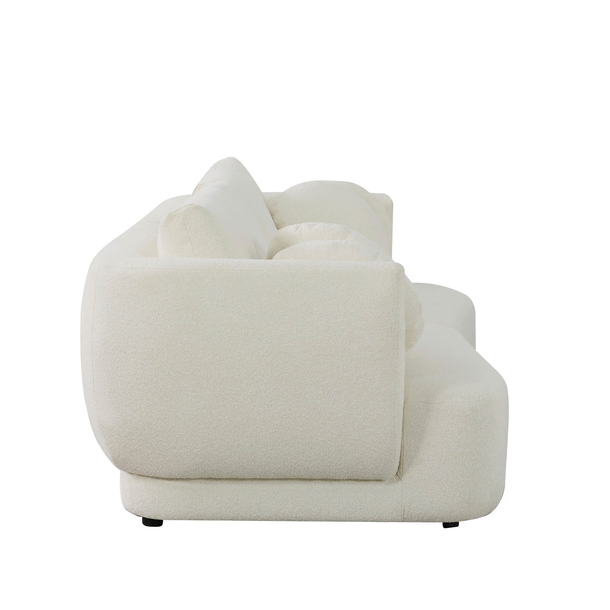 Grace 2-Seat Modular Curved Sofa – Generously Sized Design