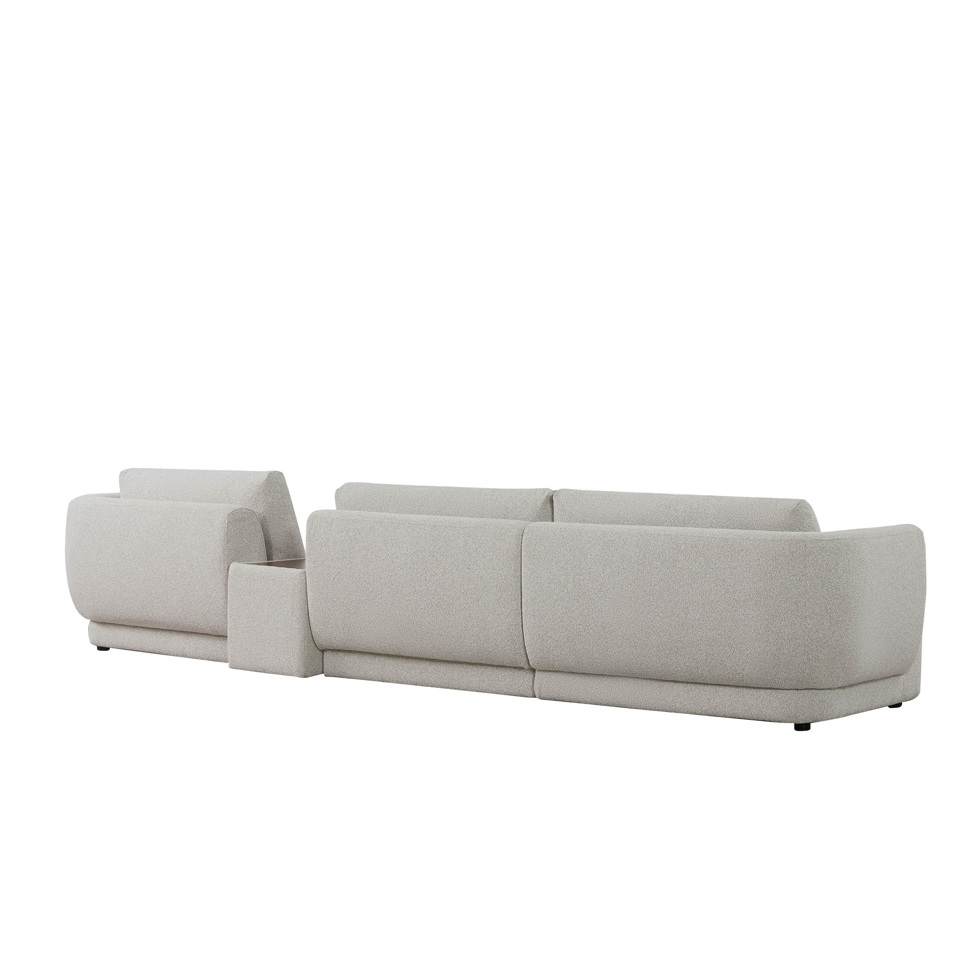Grace 3-Seat Modular Curved Sofa – Generously Sized Design