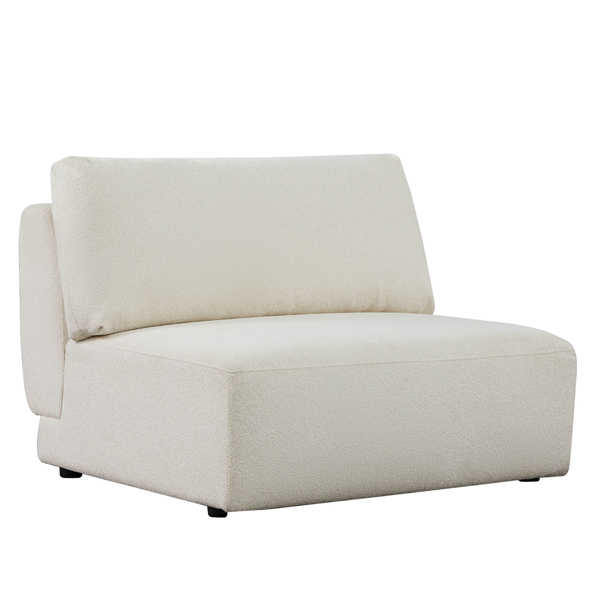 Grace Modular Armless Sofa Chair – Generously Sized Design