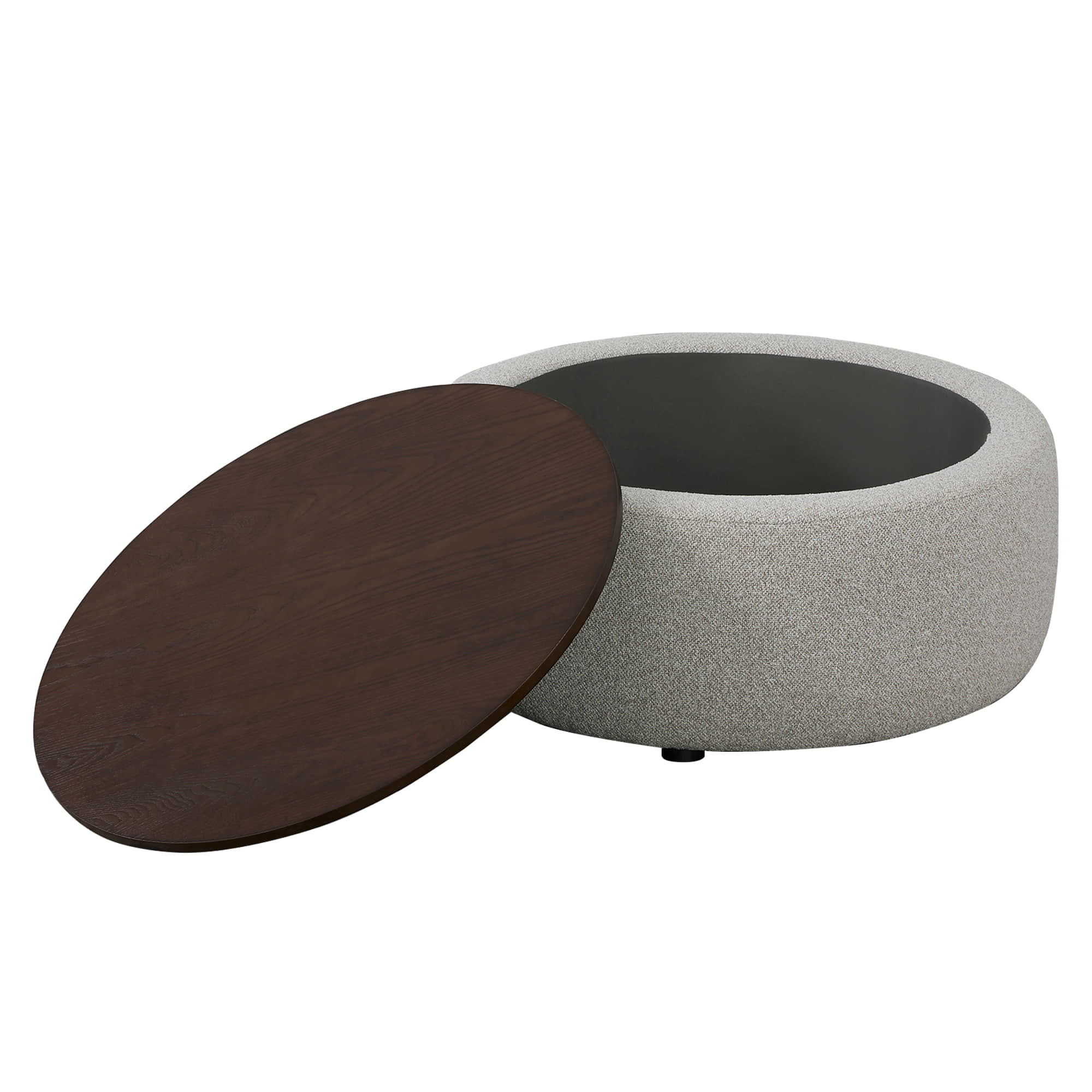 Grace Round Storage Coffee Ottoman