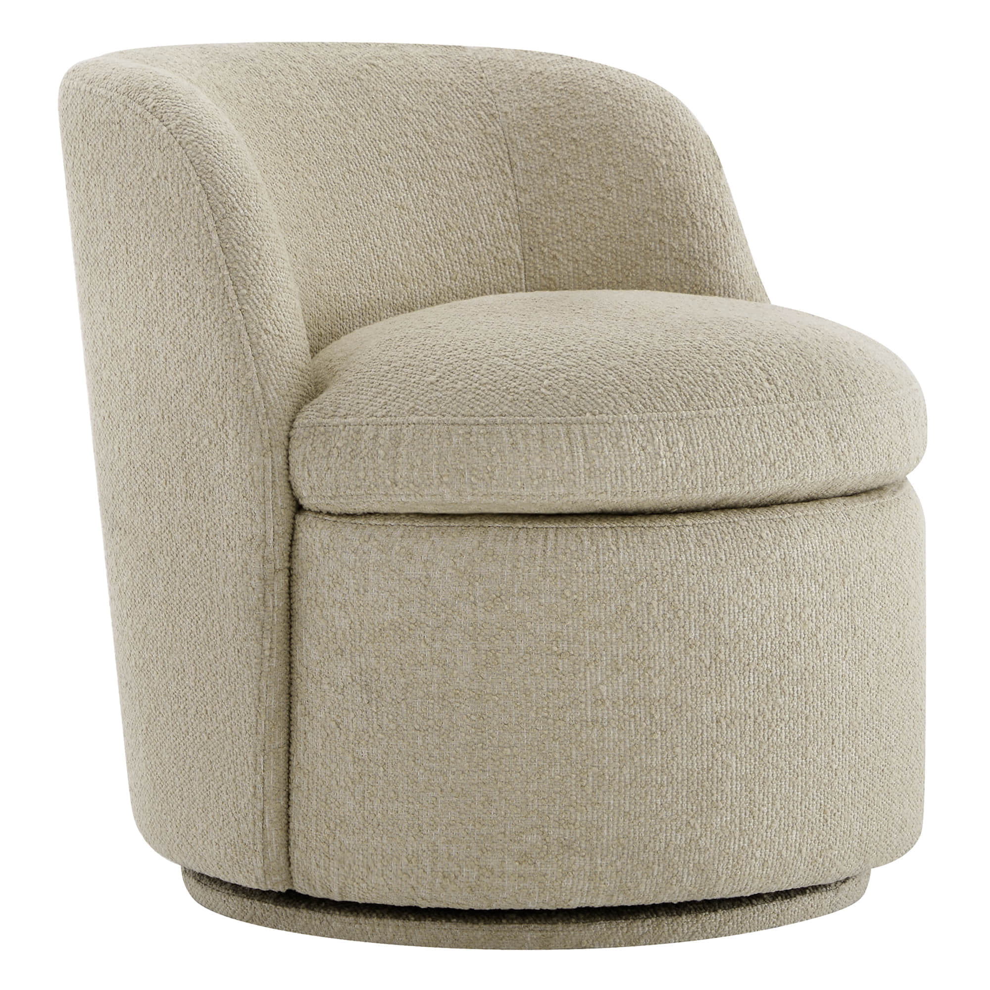 Jolie Performance Boucle Swivel Accent Chair