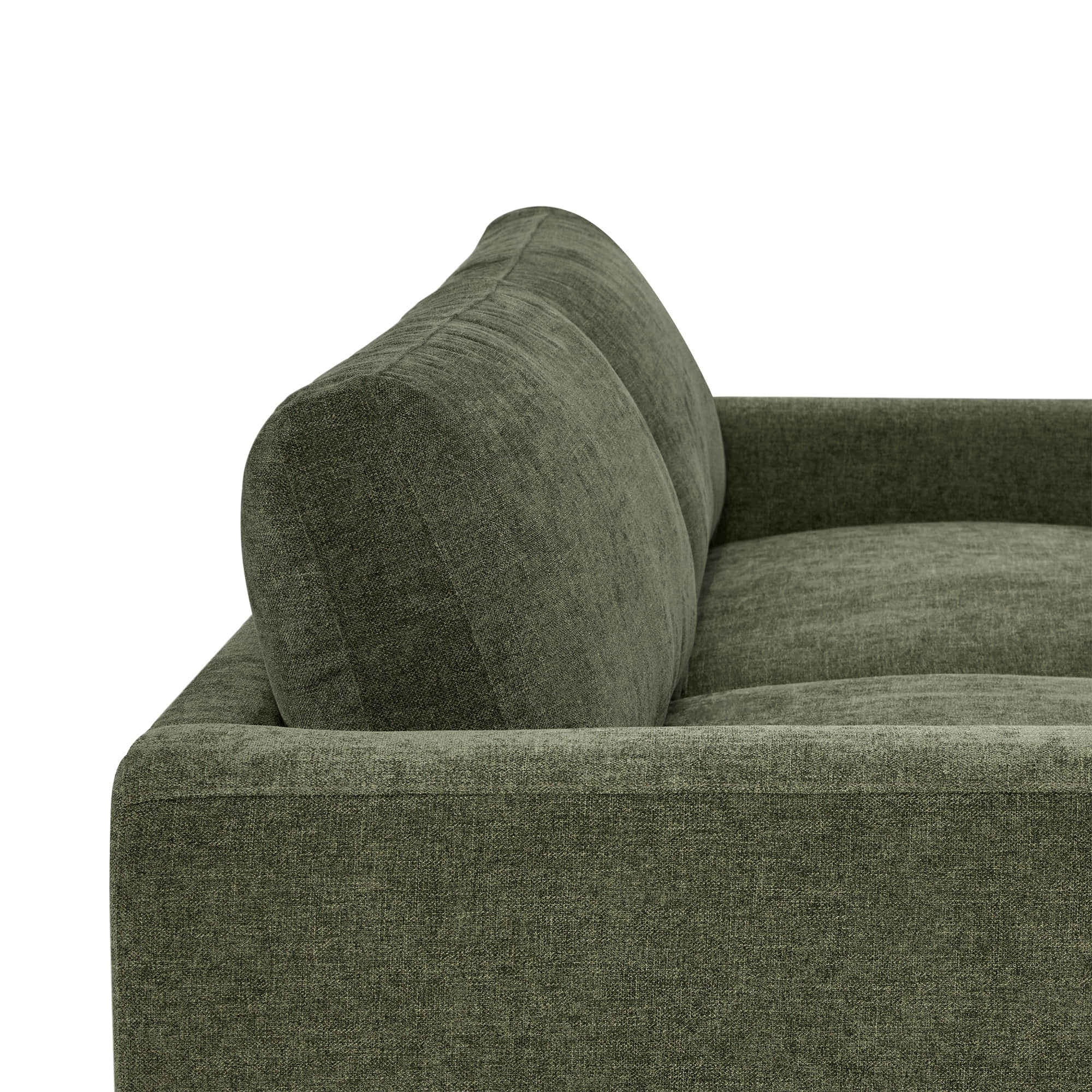 Keaton Performance Fabric 3-Seater Sofa with Ash Wood Base (99'')