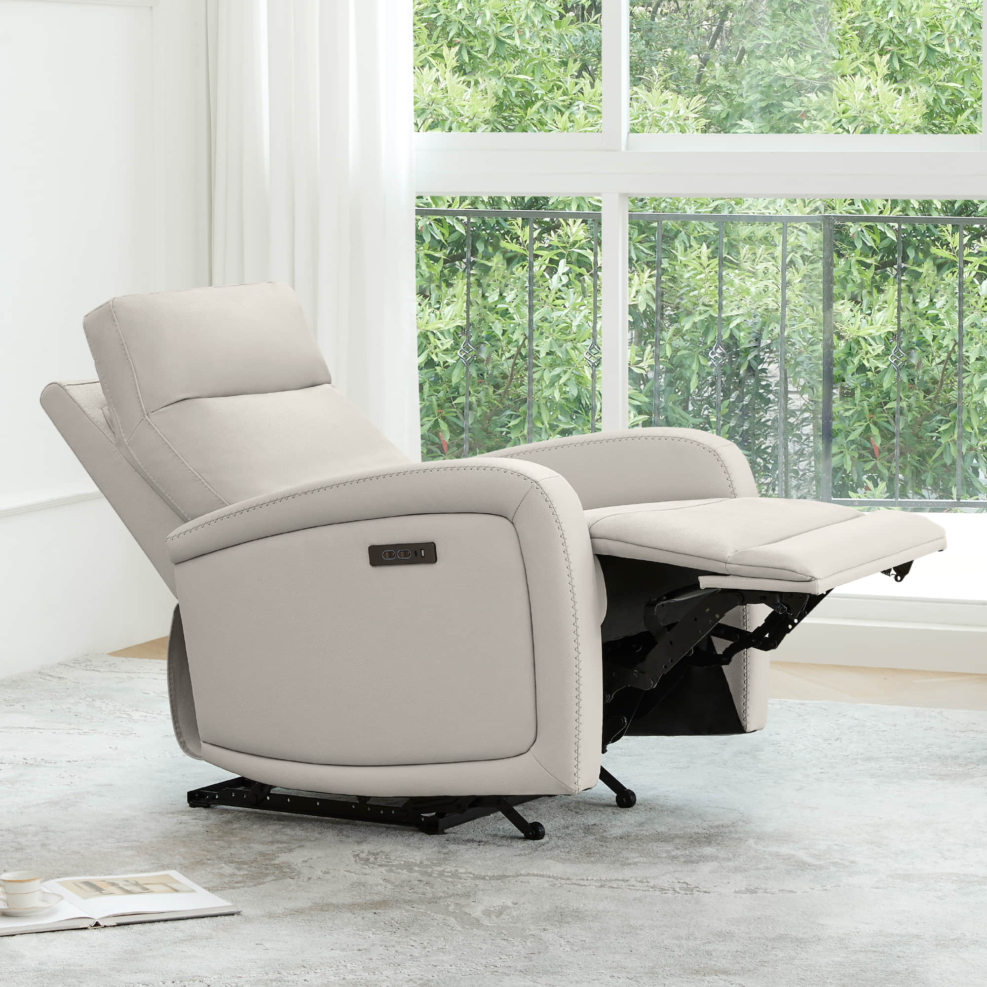 Keni Wall Hugger Power Recliner with Power Headrest