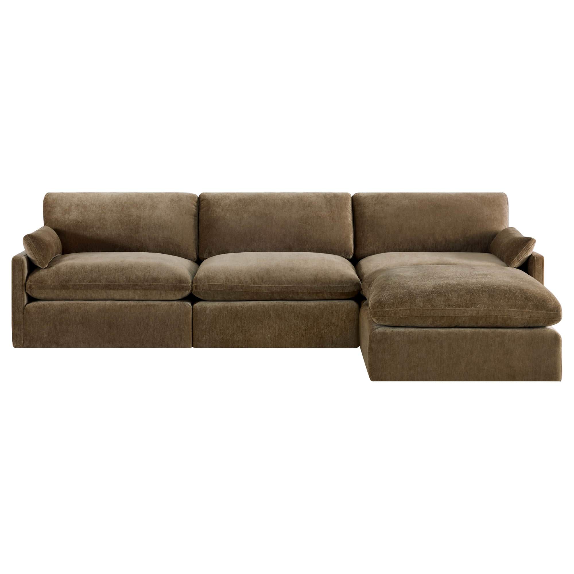 Kenna Modular 4 Seat Sofa-Chaise Sectional