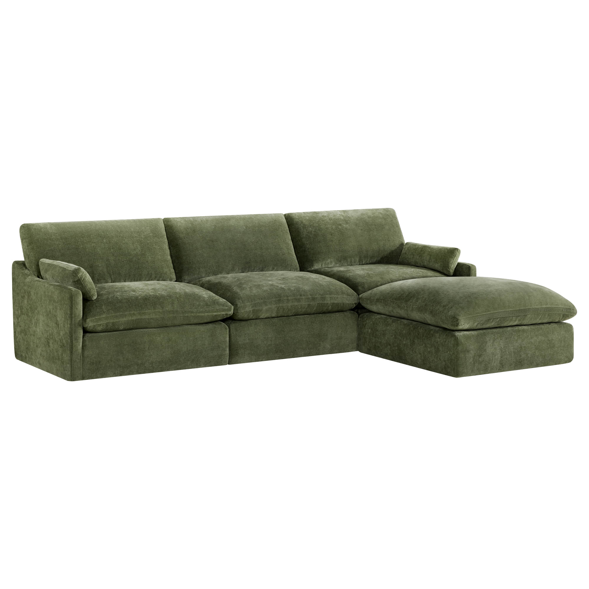 Kenna Modular 4 Seat Sofa-Chaise Sectional