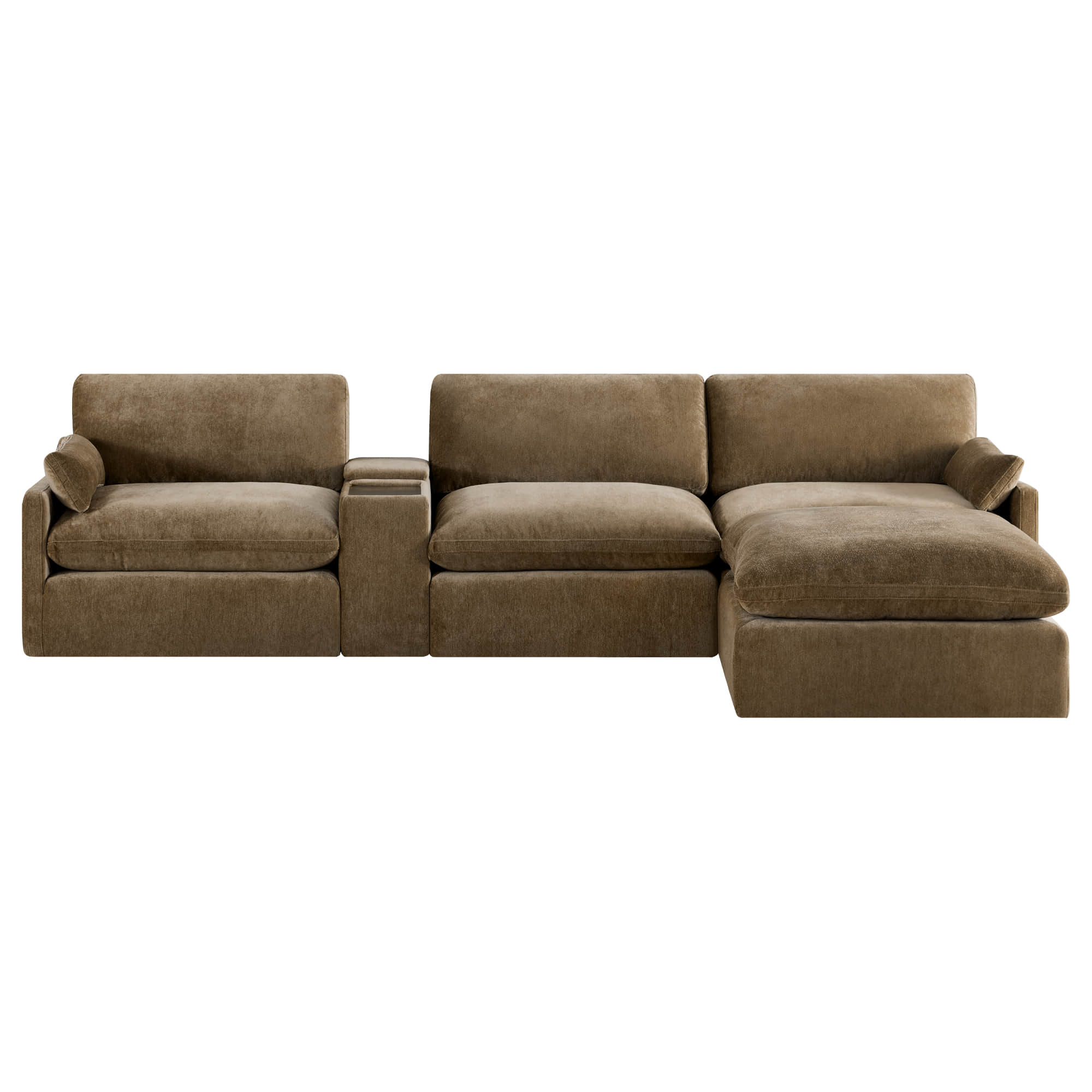 Kenna Modular 4 Seat Sofa-Chaise Sectional