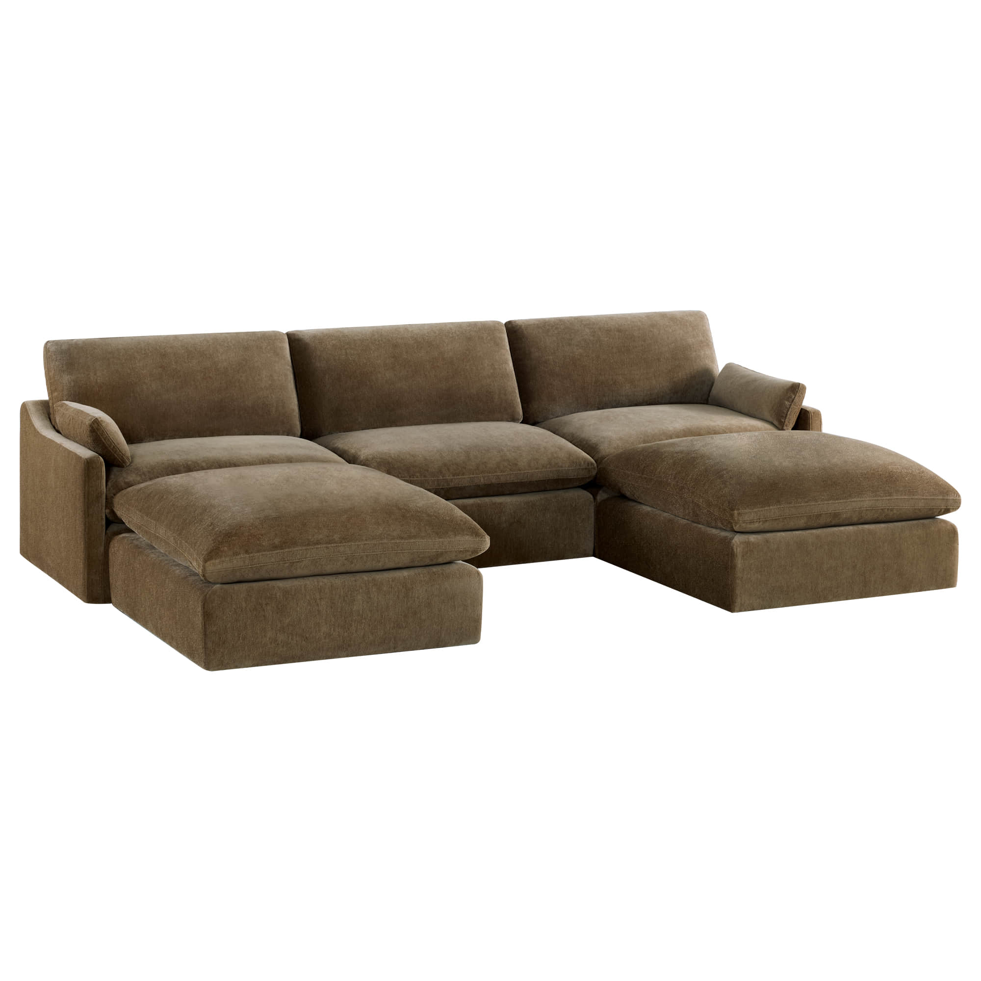 Kenna 5 Seat Modular Sofa-Chaise Sectional