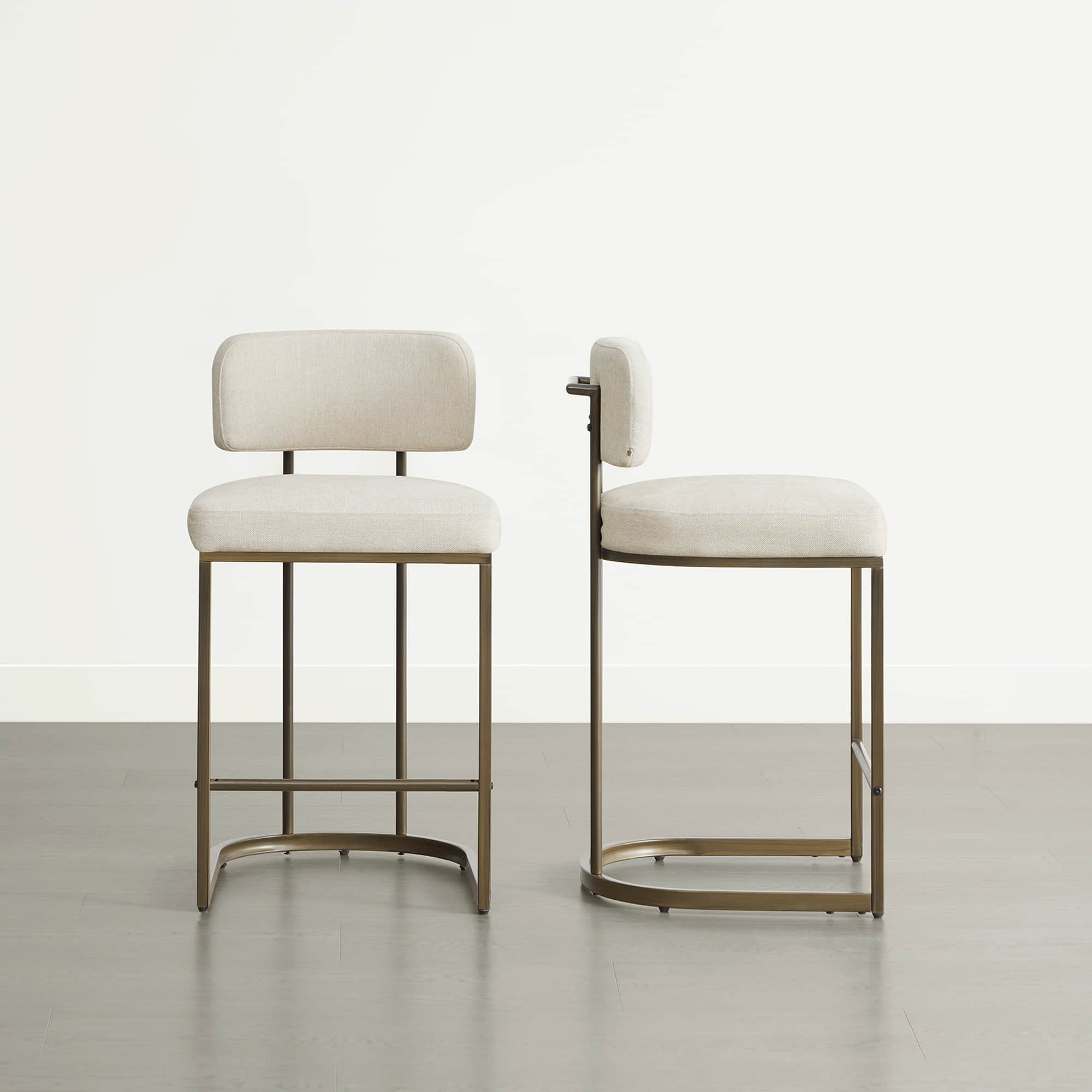 Kenya Modern Upholstered Counter Stools