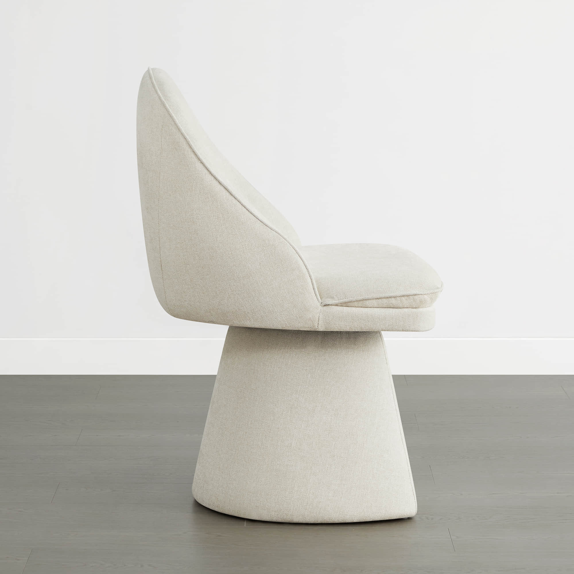 Leda Upholstered Swivel Dining Chair