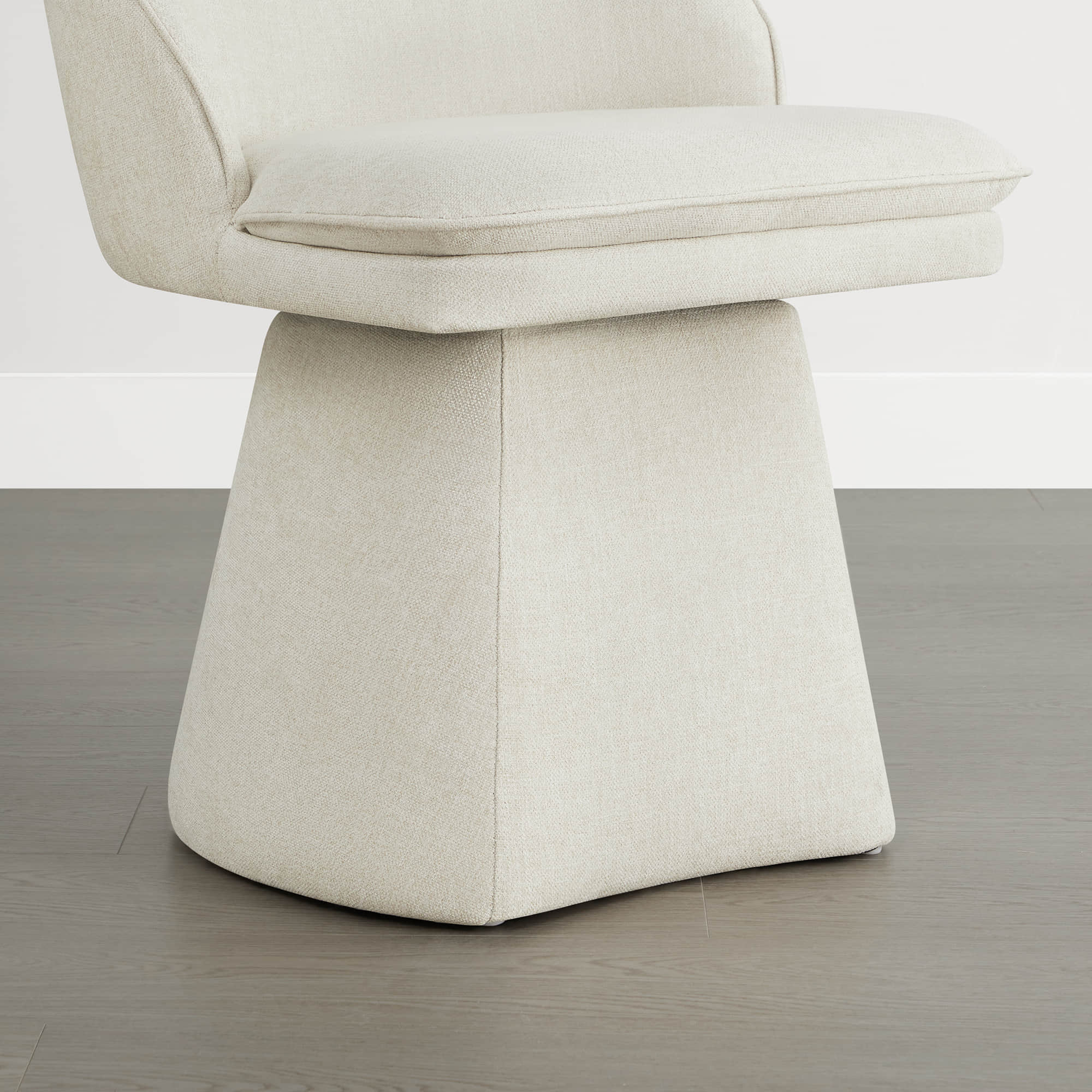 Leda Upholstered Swivel Dining Chair