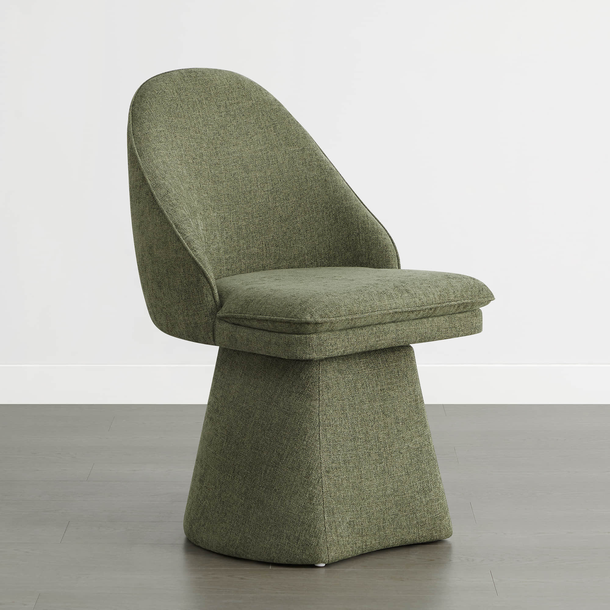 Leda Upholstered Swivel Dining Chair