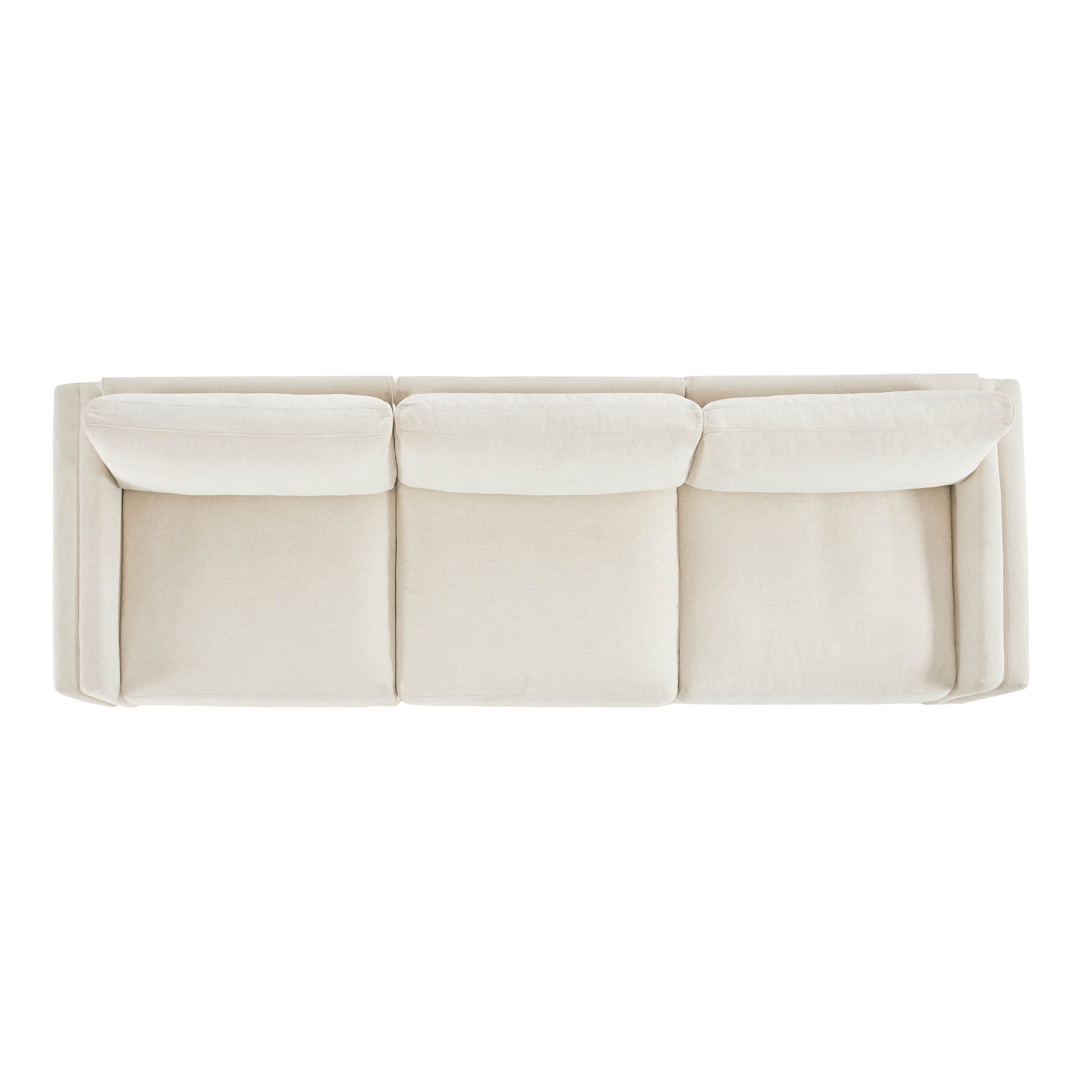 Liam 3-Piece Overstuffed Feather Wood Base Sectional Sofa