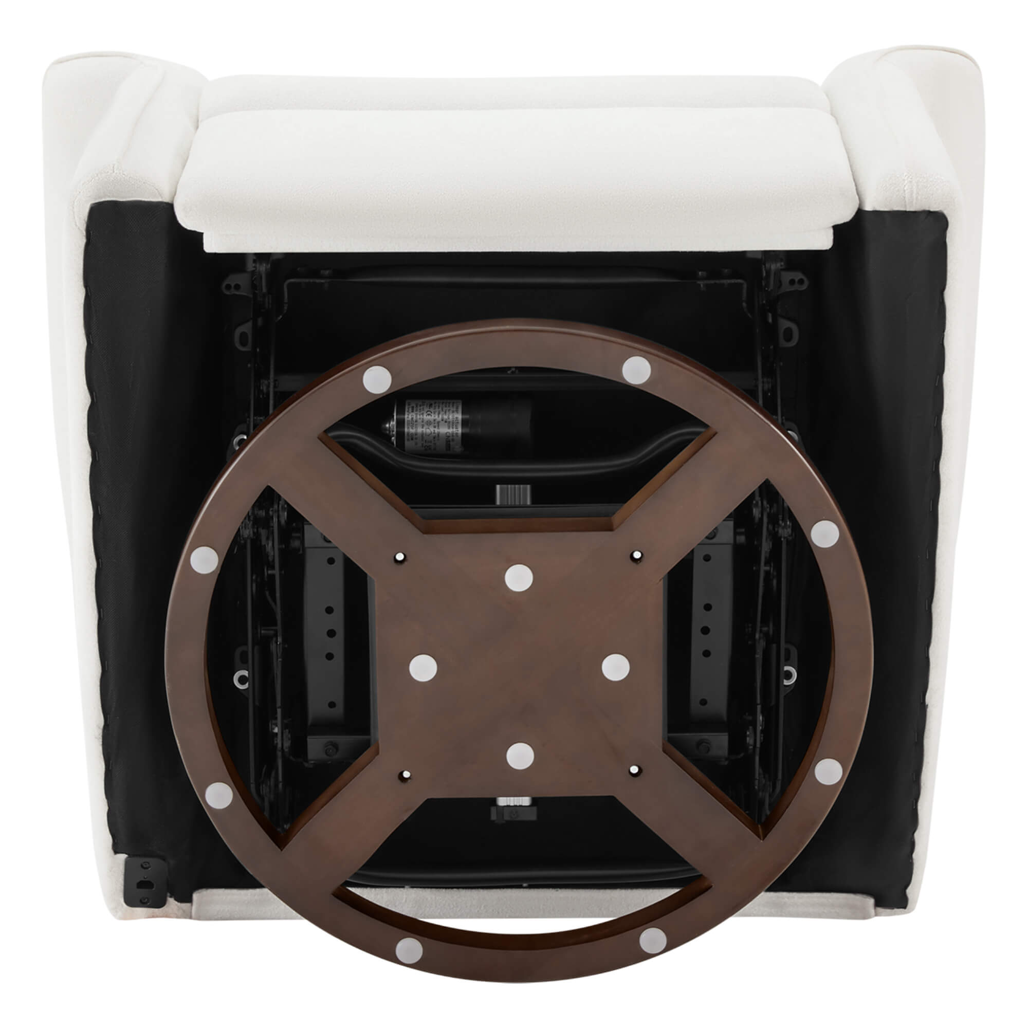 Mila Power Swivel Nursery Glider Recliner