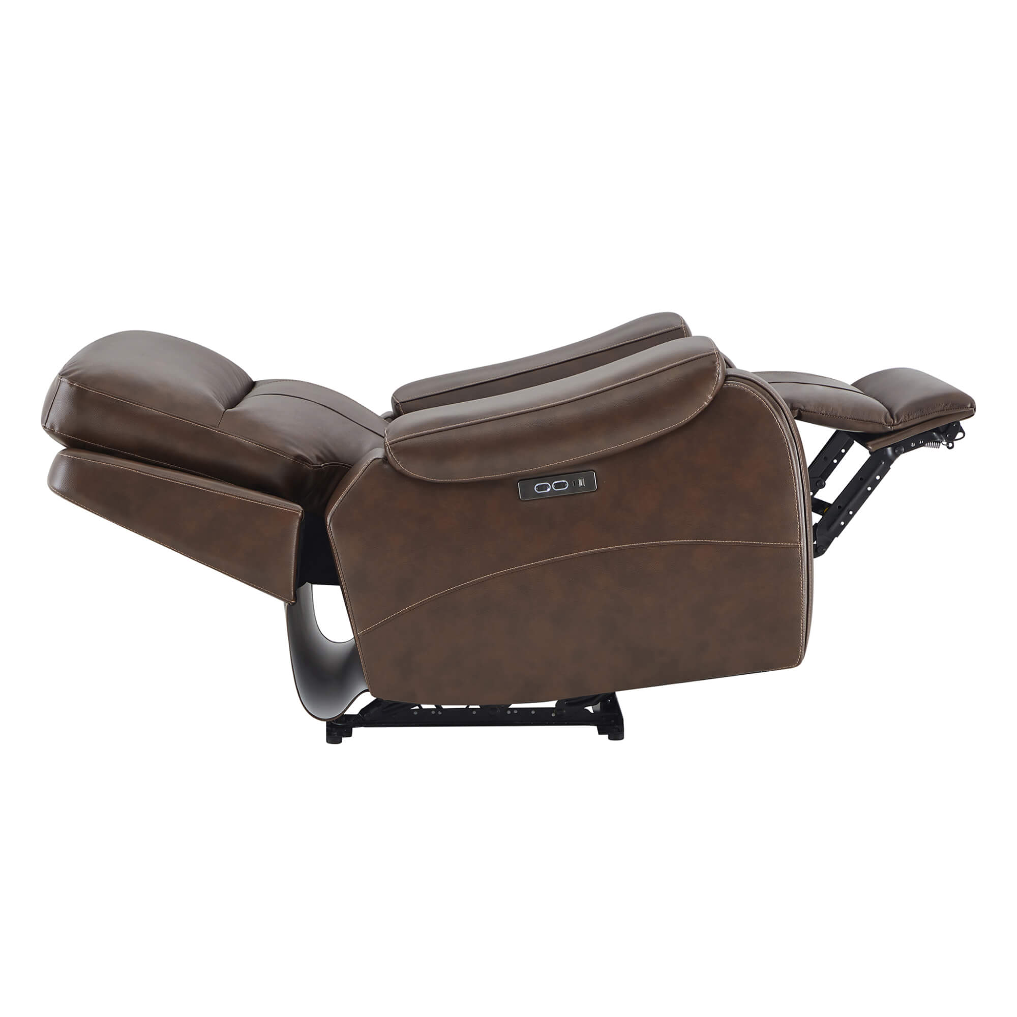 Noah Zero-Gravity Genuine Leather Recliner with Power Headrest