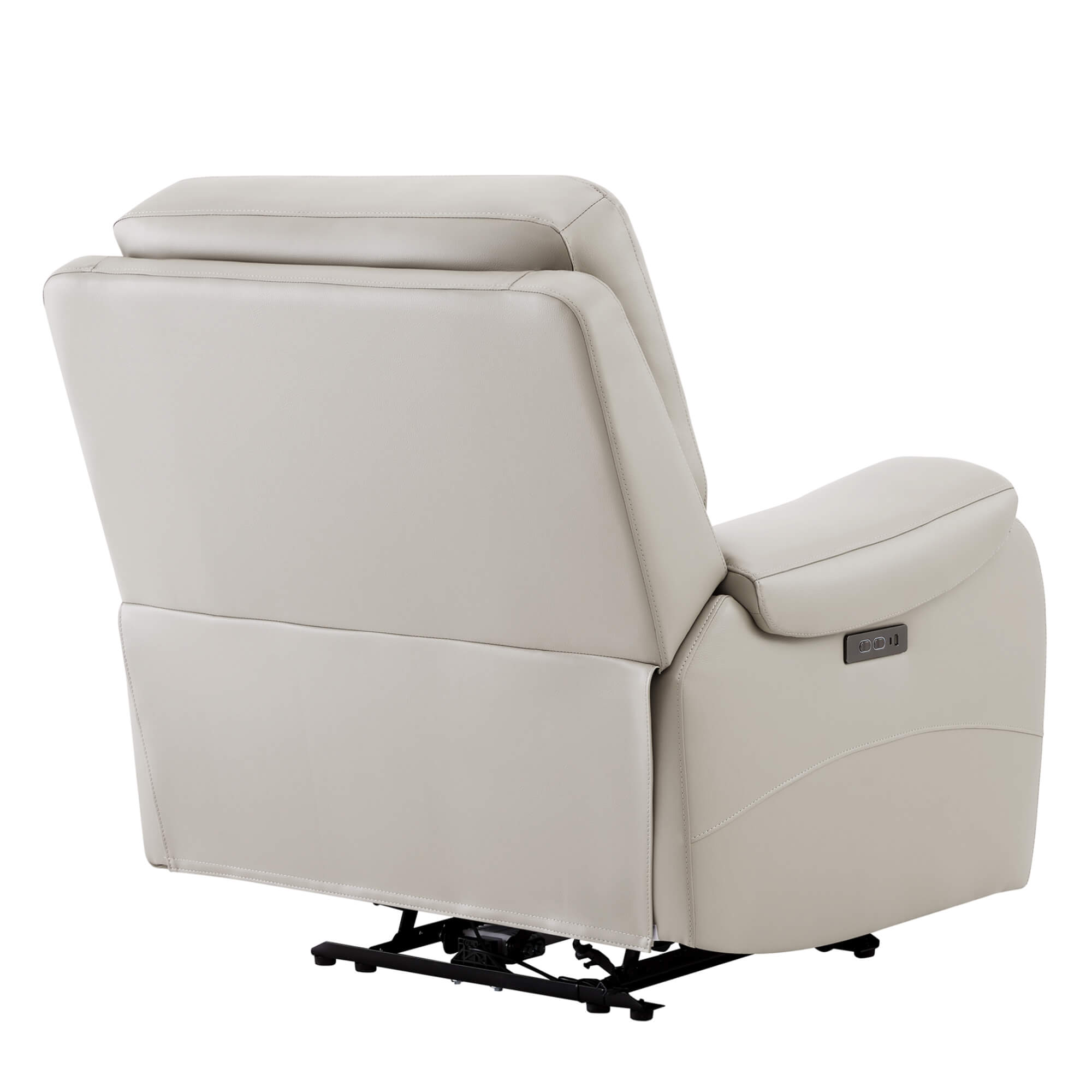 Noah Zero-Gravity Genuine Leather Recliner with Power Headrest