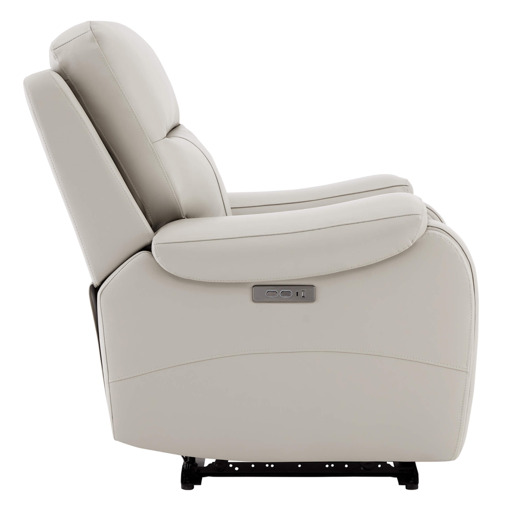 Noah Zero-Gravity Genuine Leather Recliner with Power Headrest