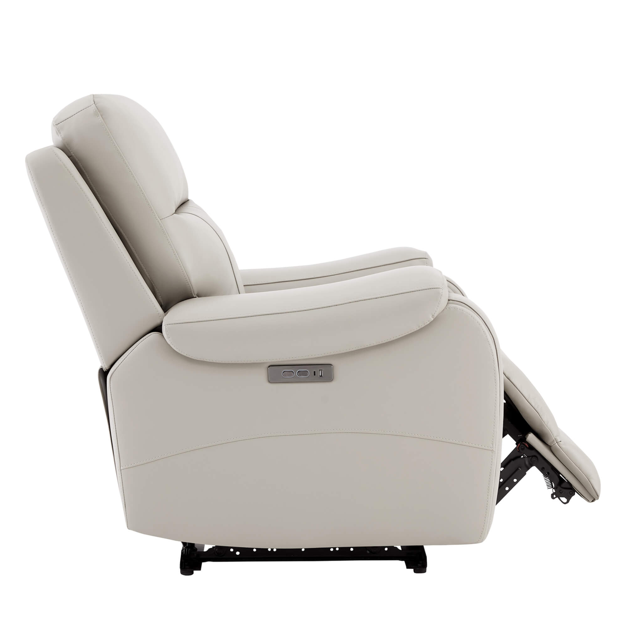 Noah Zero-Gravity Genuine Leather Recliner with Power Headrest
