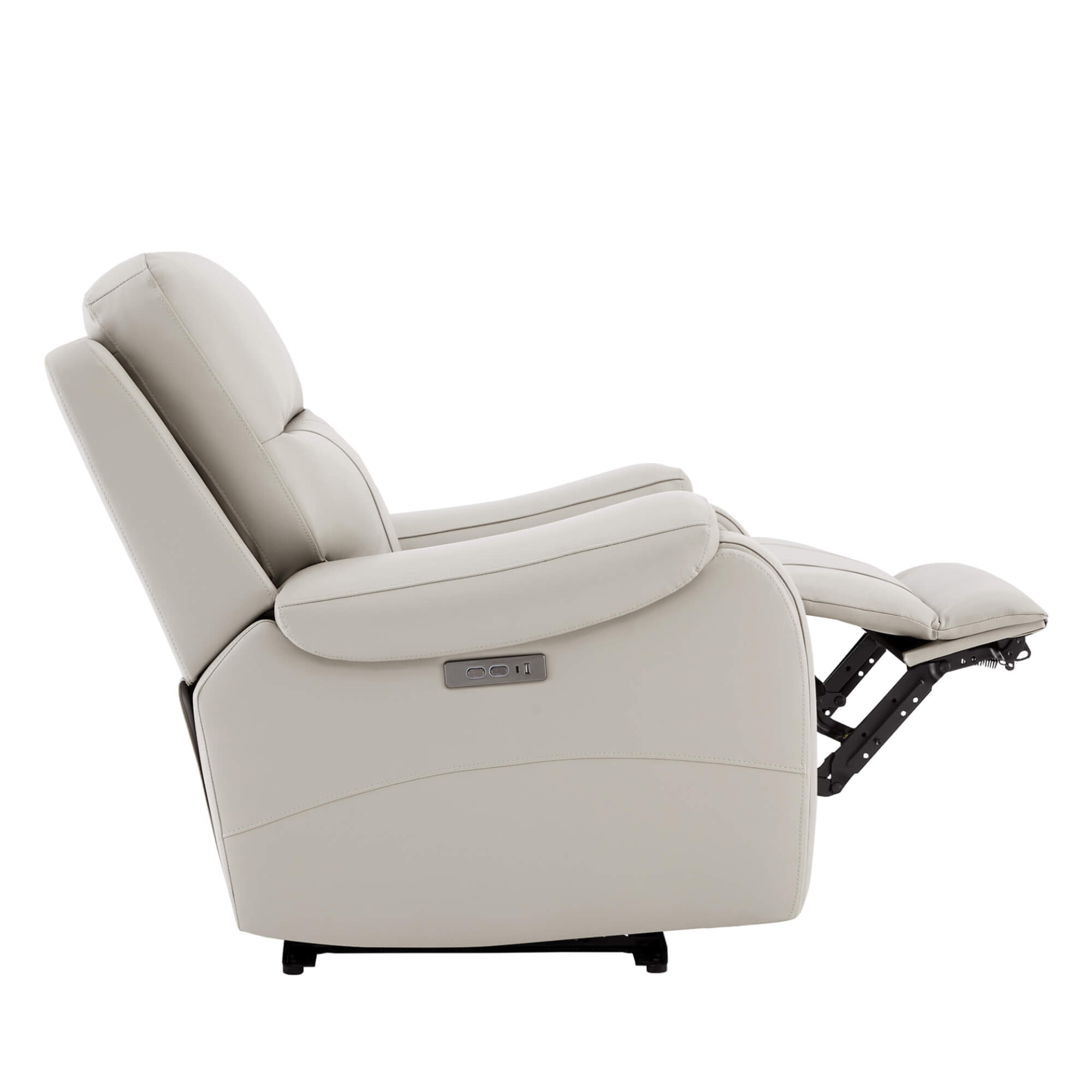 Noah Zero-Gravity Genuine Leather Recliner with Power Headrest
