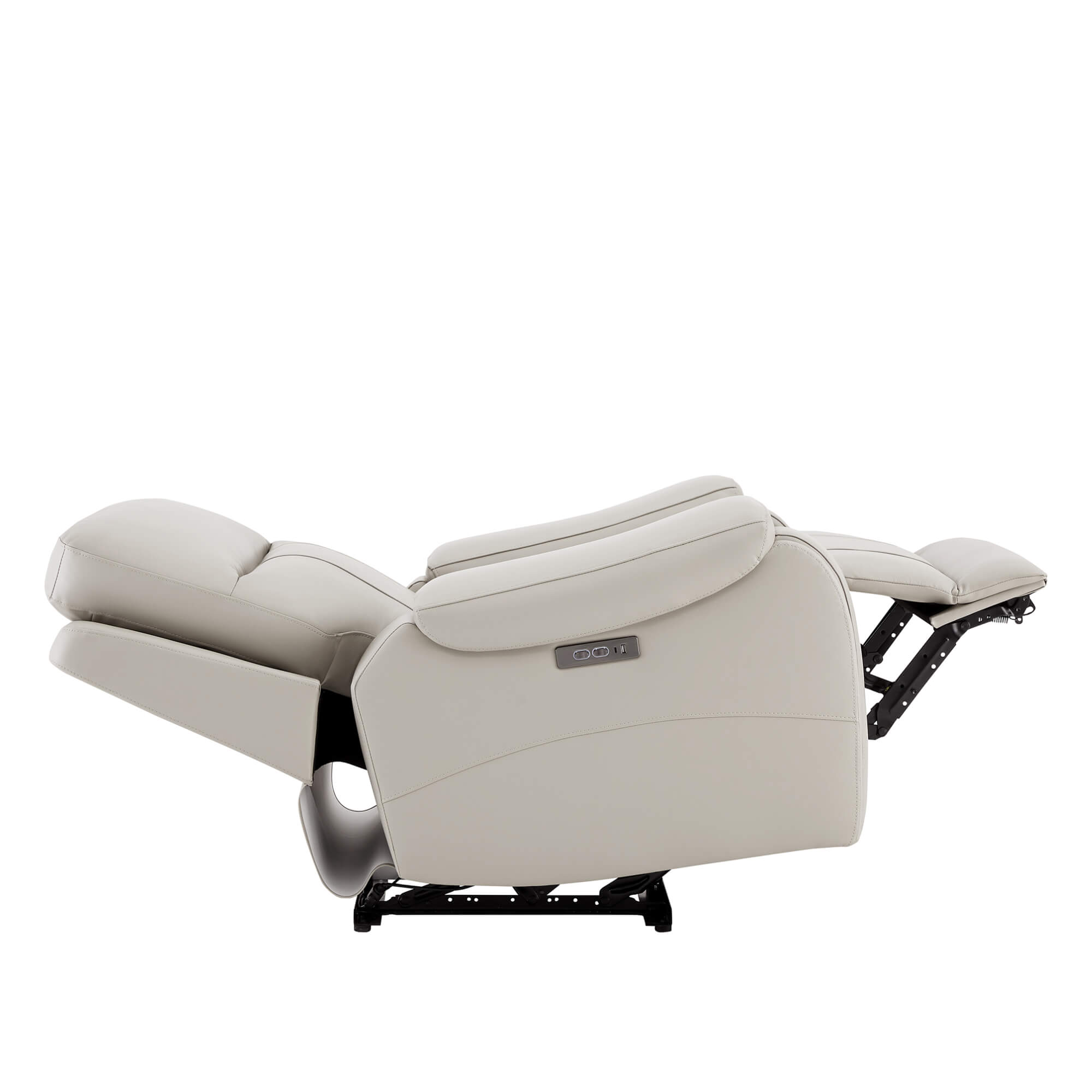 Noah Zero-Gravity Genuine Leather Recliner with Power Headrest