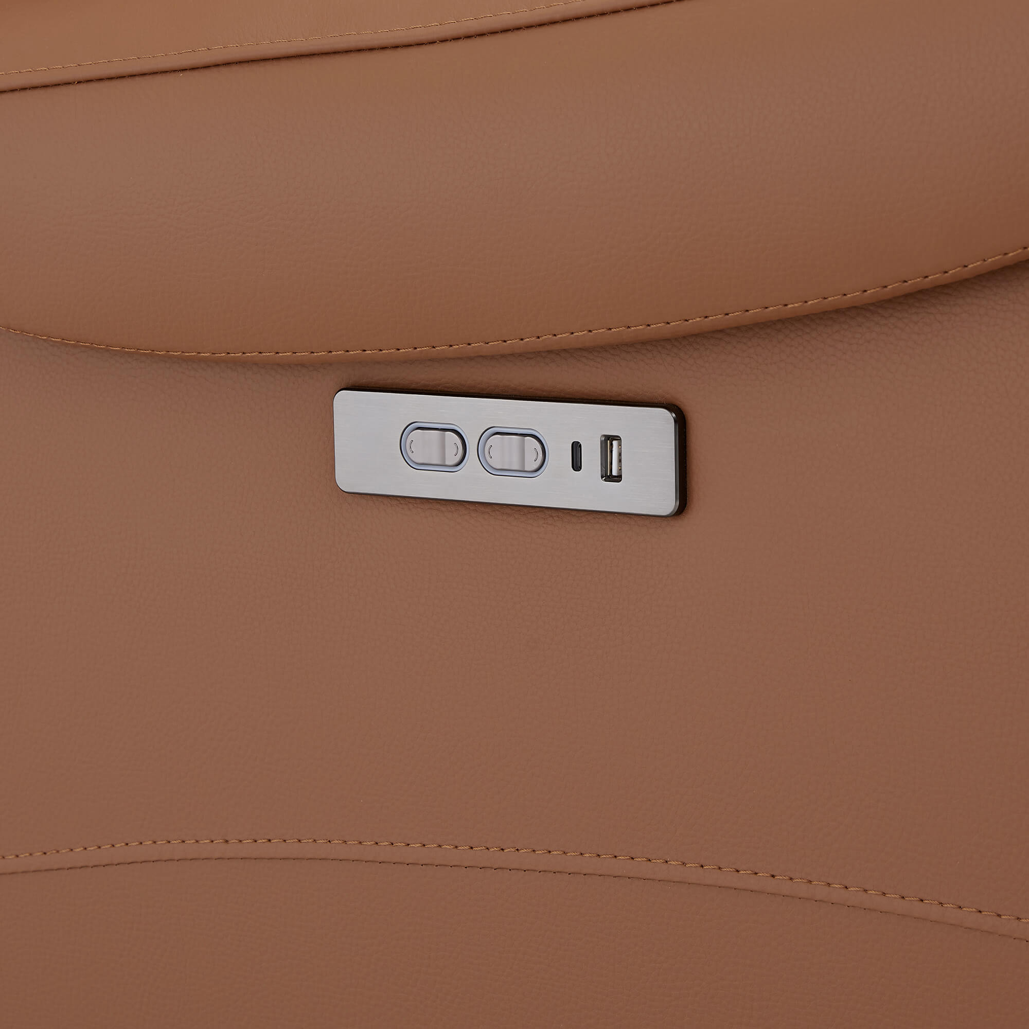 Noah Zero-Gravity Genuine Leather Recliner with Power Headrest