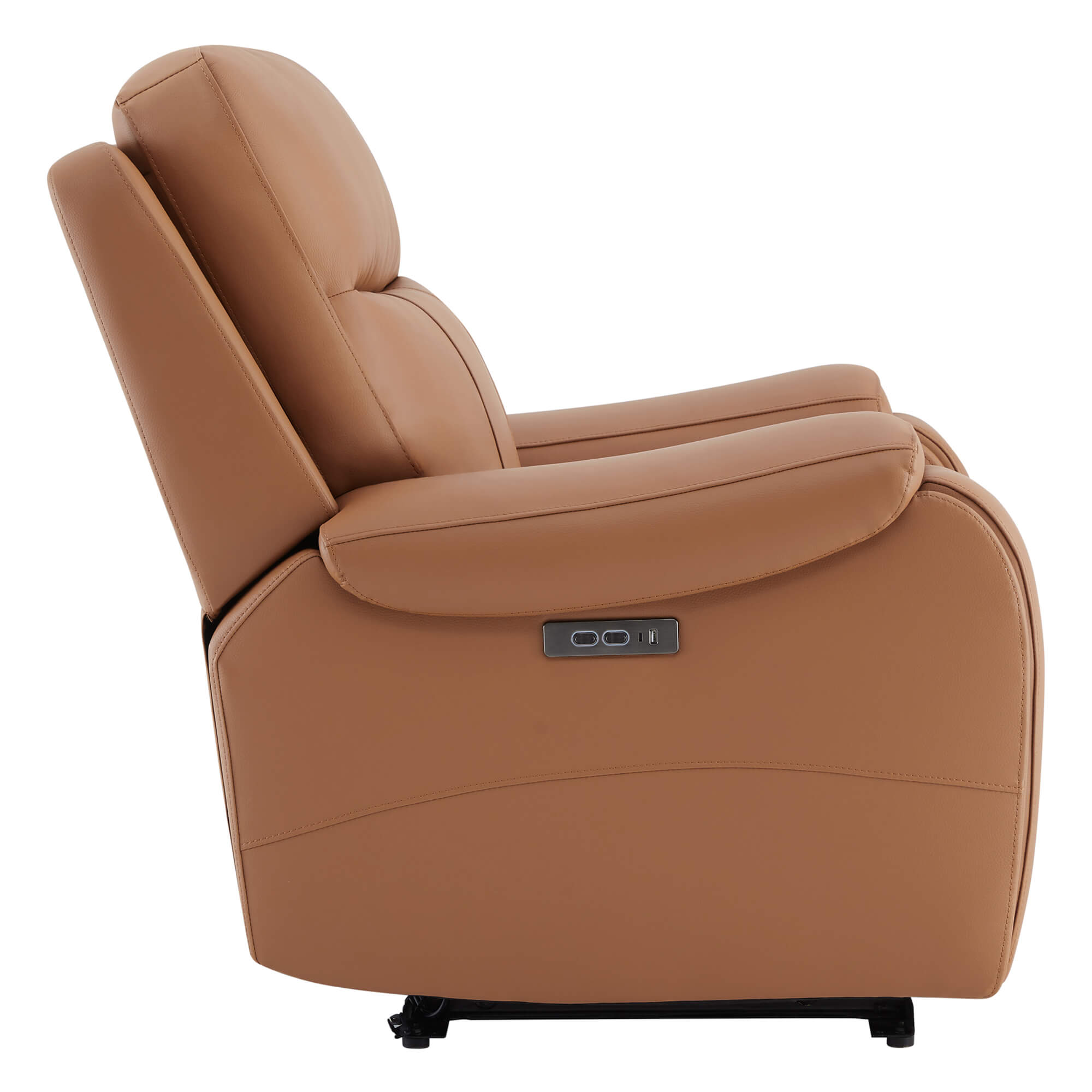 Noah Zero-Gravity Genuine Leather Recliner with Power Headrest