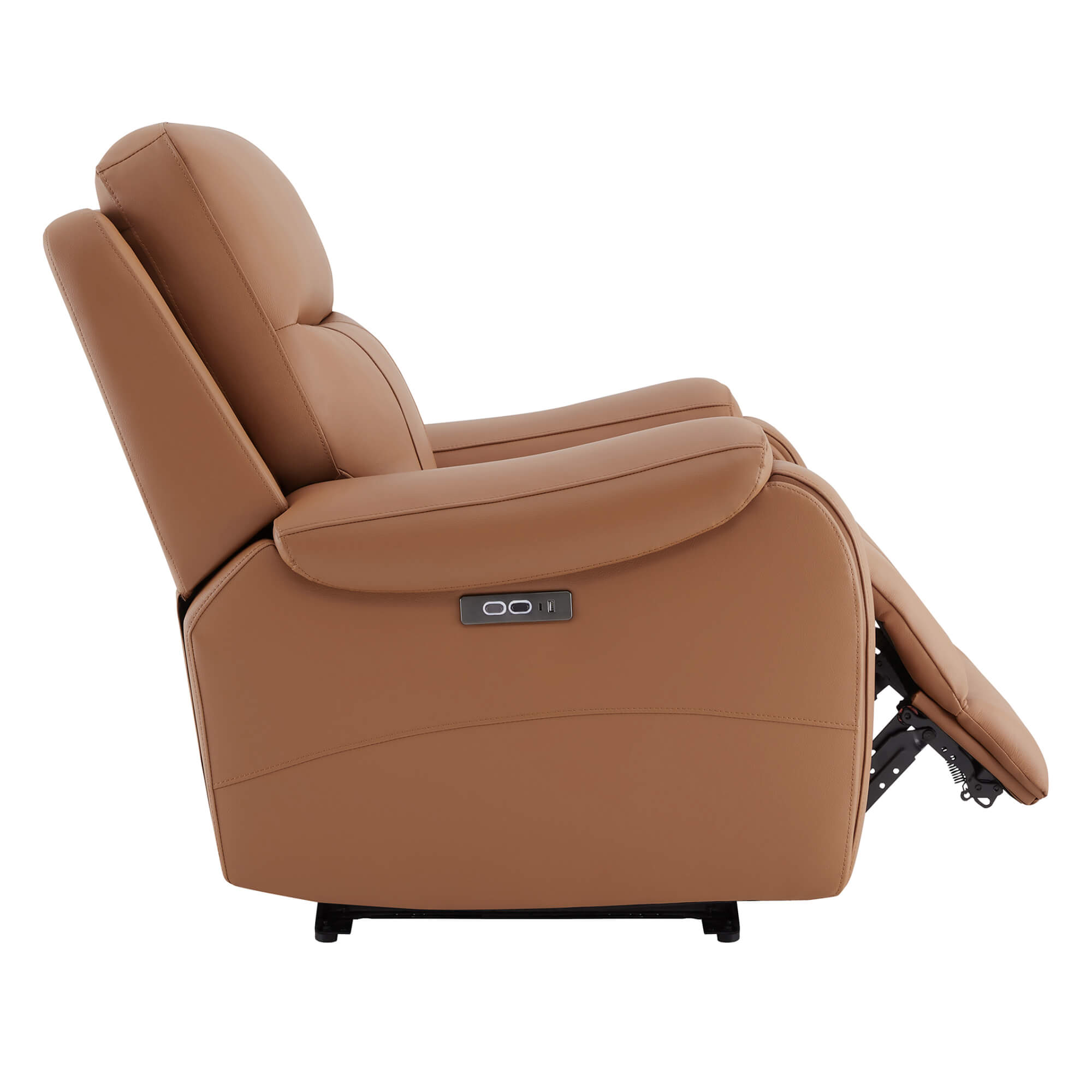 Noah Zero-Gravity Genuine Leather Recliner with Power Headrest