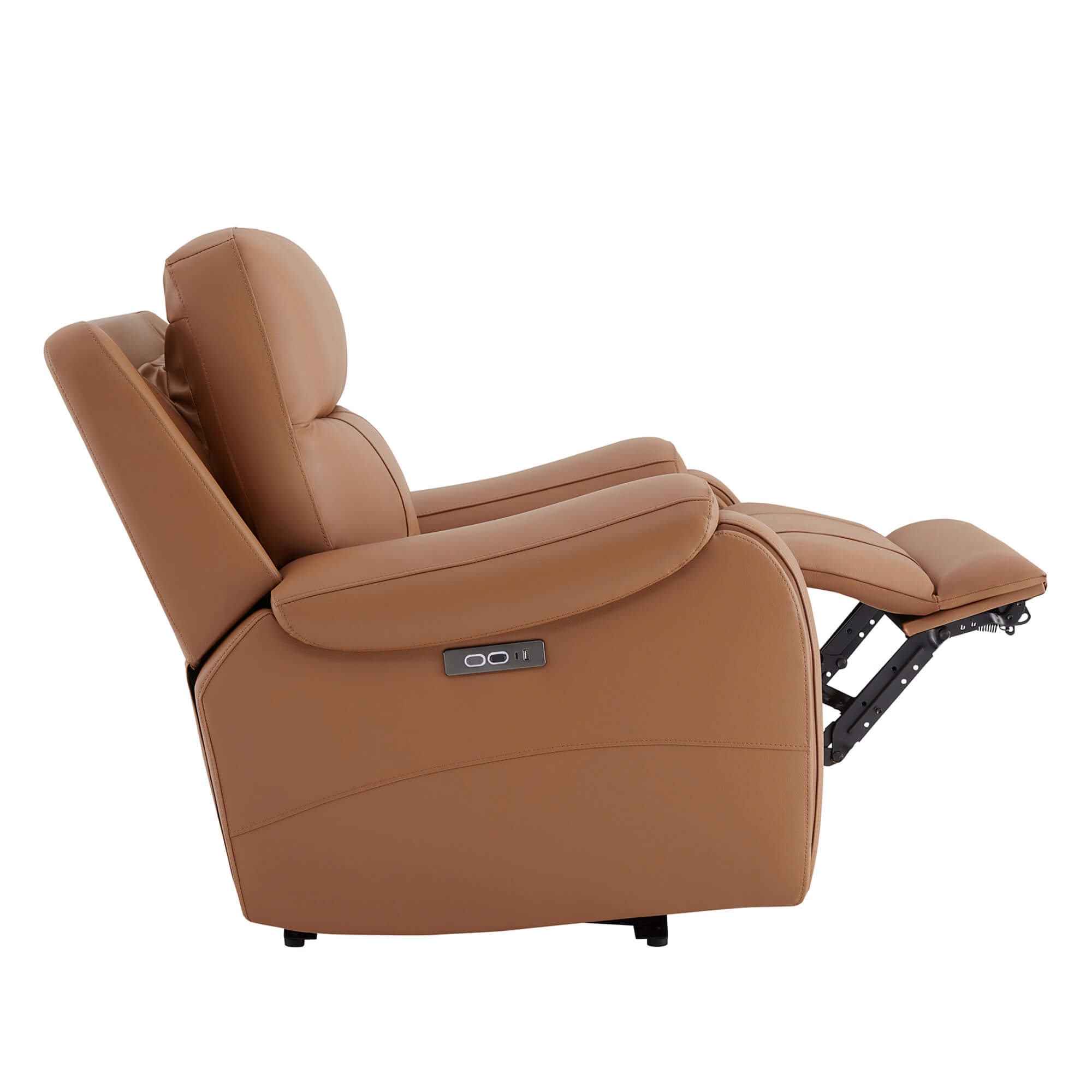 Noah Zero-Gravity Genuine Leather Recliner with Power Headrest