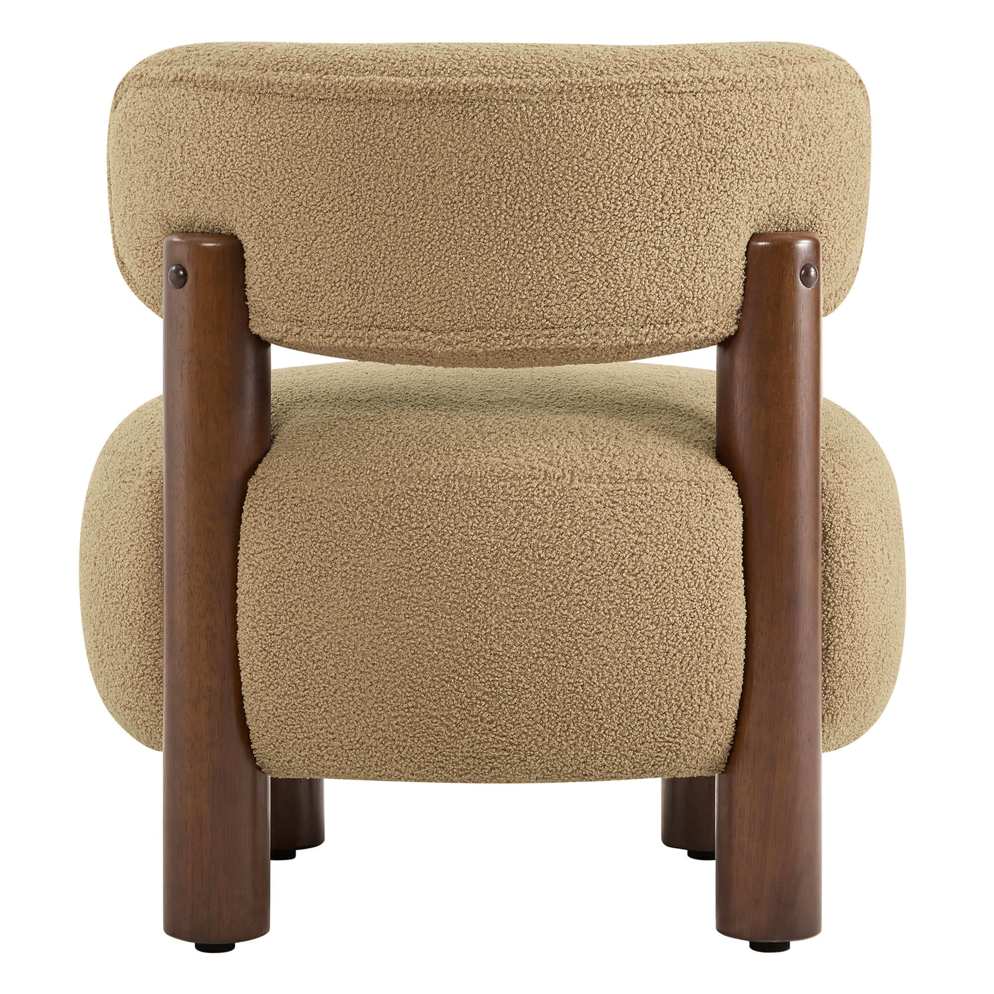Shauna Modern Plush Faux Sherpa Accent Chair