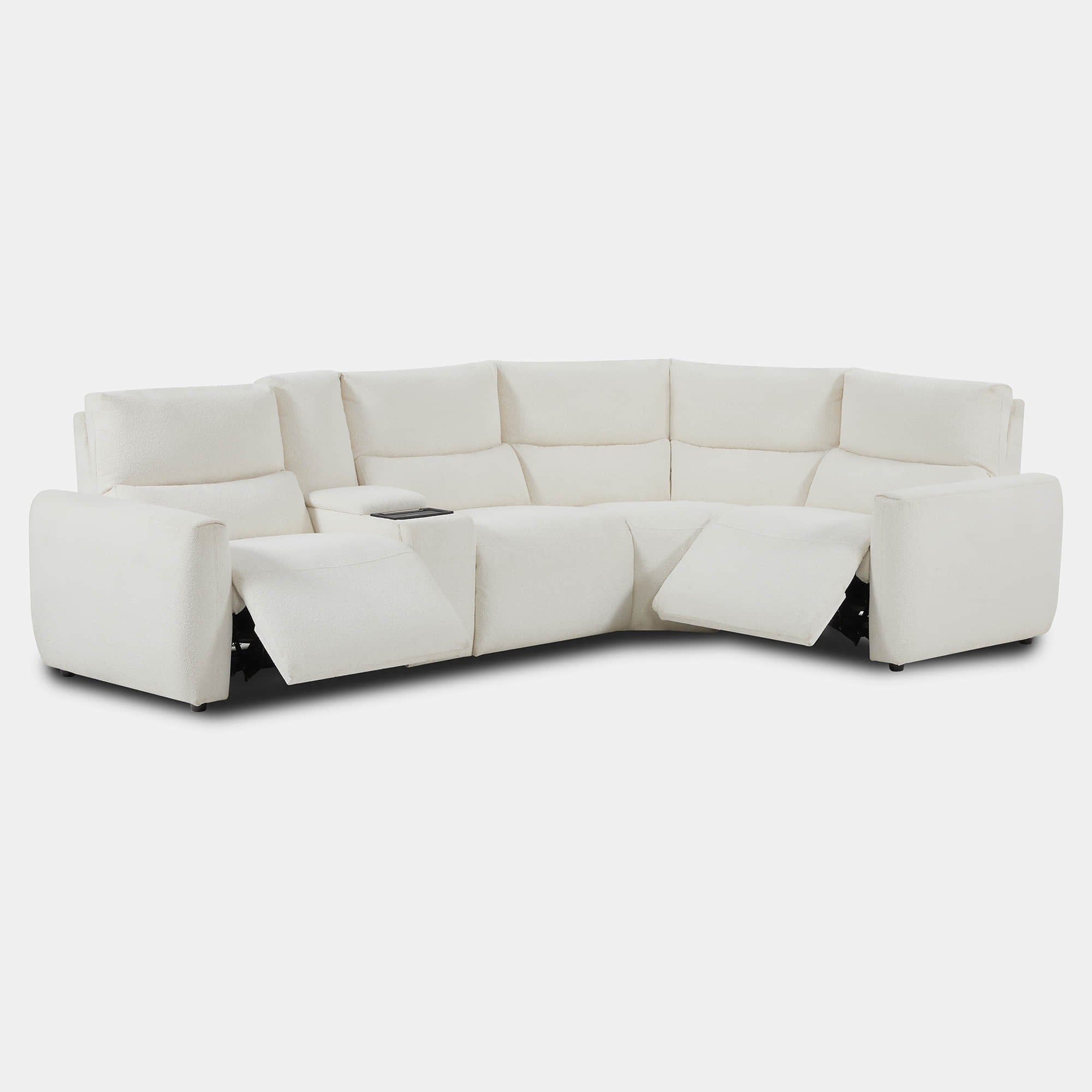 Skyline 4-Seat Zero Gravity Reclining Sectional sofa with Power Headrest