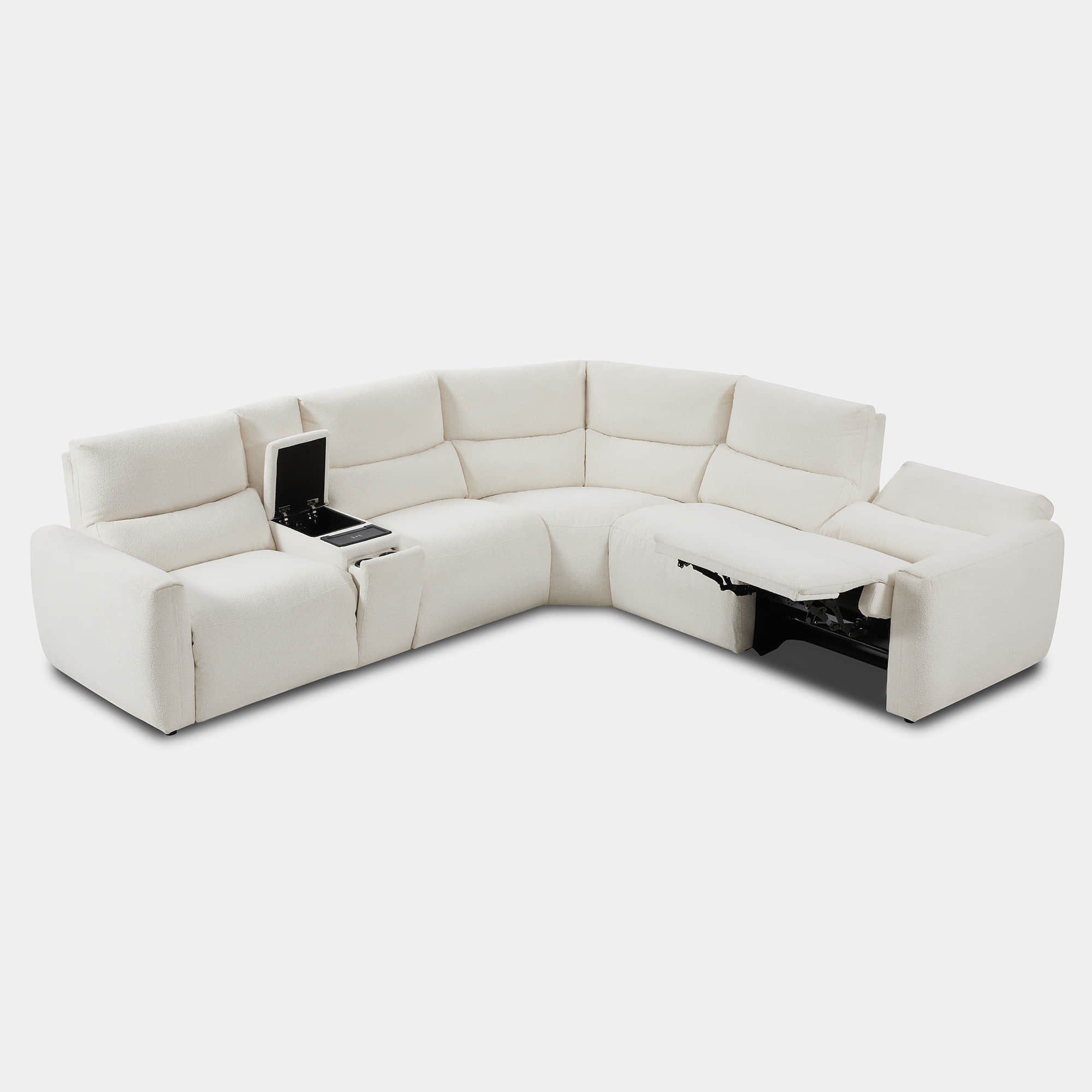 Skyline 5-Seat Zero Gravity Reclining Sectional sofa  with Power Headrest