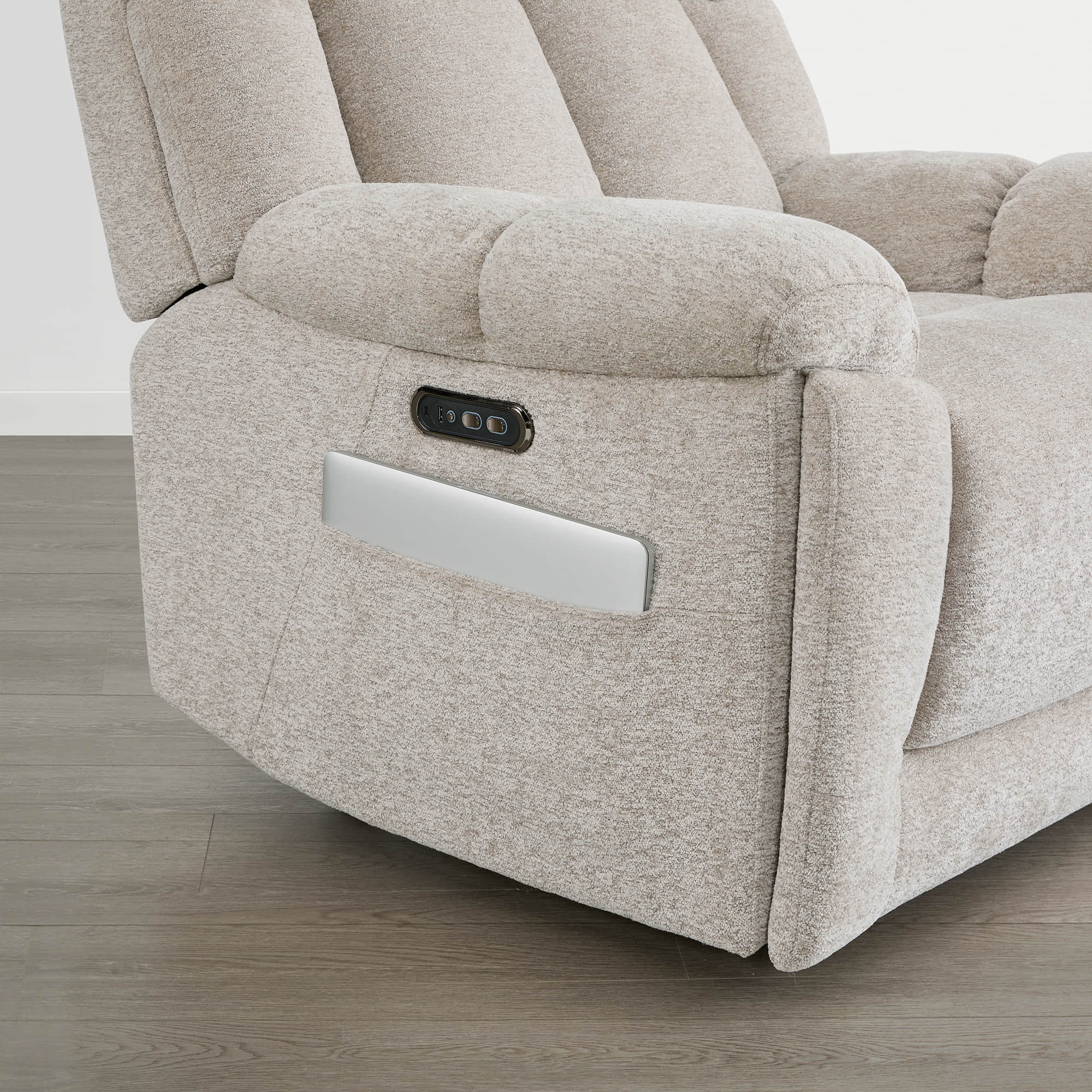 Sonia Recliner with Bluetooth Speakers and Power Lumbar Support