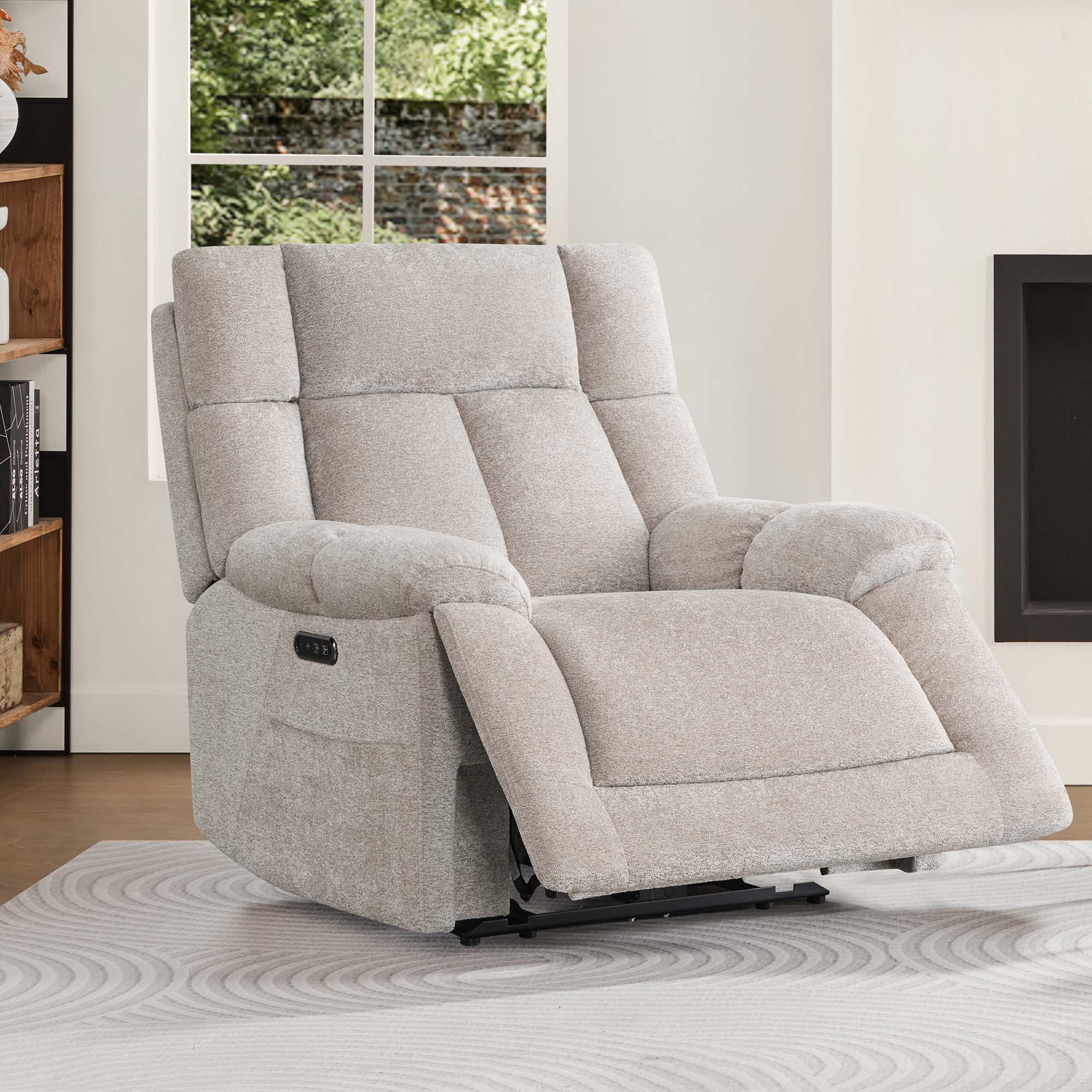 Sonia Recliner with Bluetooth Speakers and Power Lumbar Support