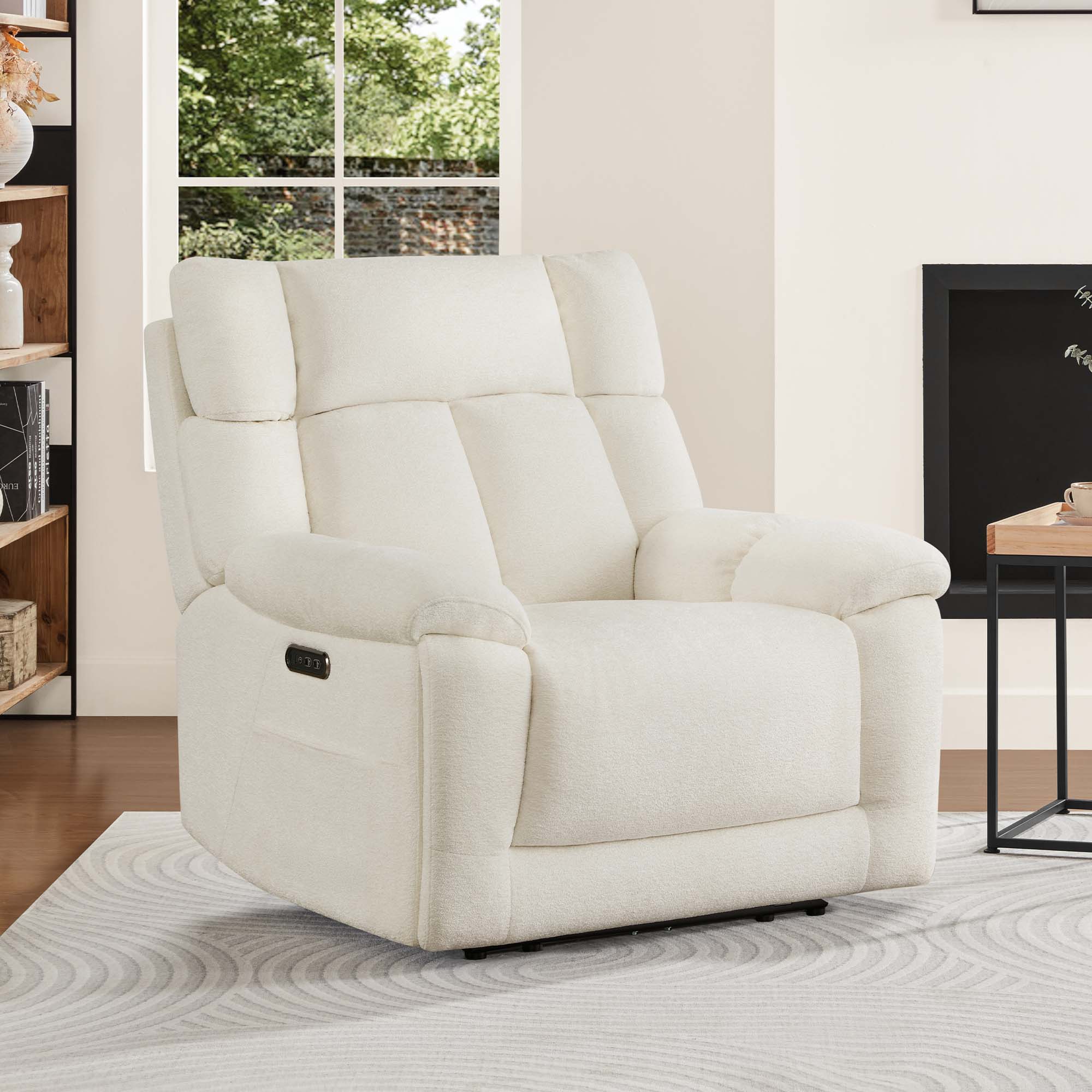 Sonia Recliner with Bluetooth Speakers and Power Lumbar Support